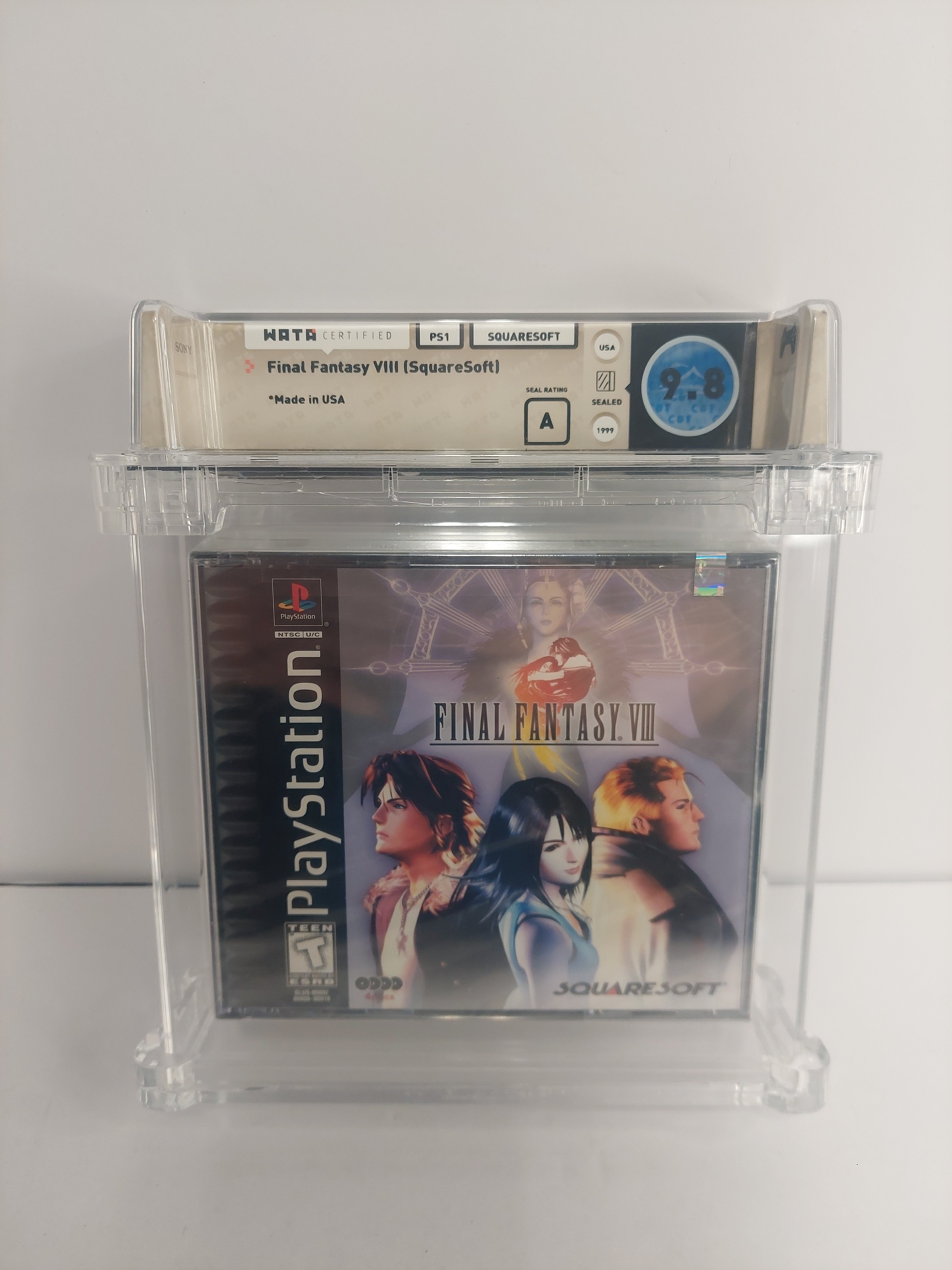 WATA Graded Sealed PlayStation Final Fantasy VIII Graded 9.8