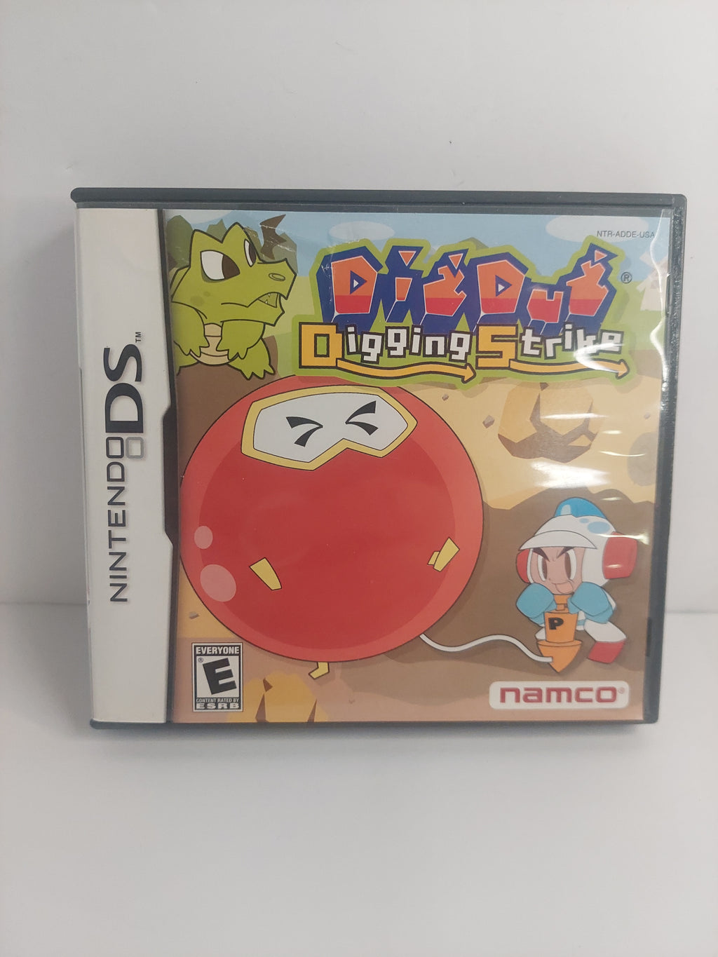 Nintendo DS Dig Dug Digging Strike Case, Manual and Inserts ONLY No Game
