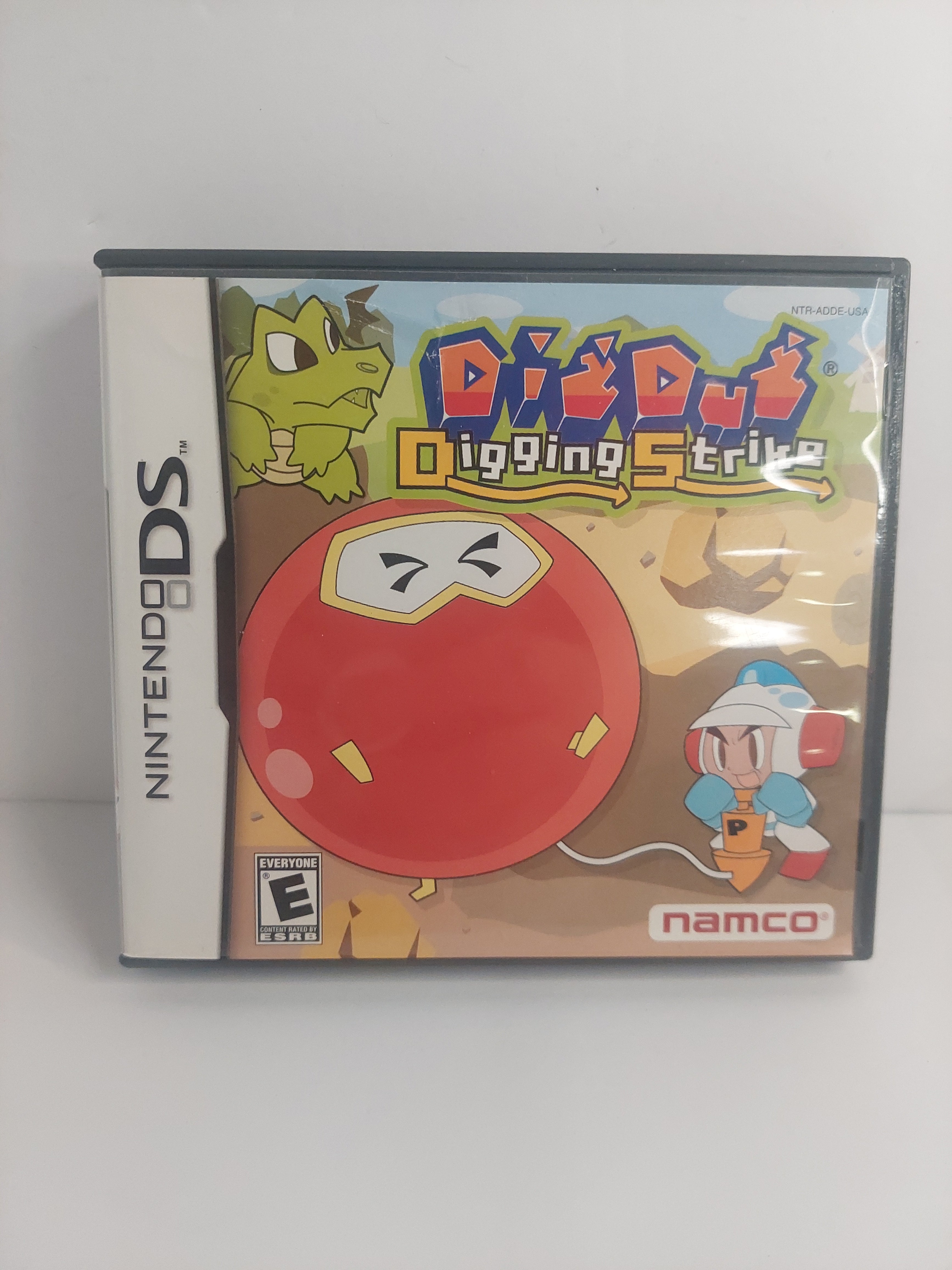 Nintendo DS Dig Dug Digging Strike Case, Manual and Inserts ONLY No Game
