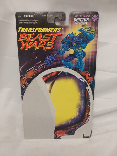 Transformers Beast Wars Evil Predacon Spittor Poison Frog Card Back ONLY 1999