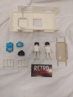 Lot of Vintage Playmobil System Figures, Ambulance and Medical Parts