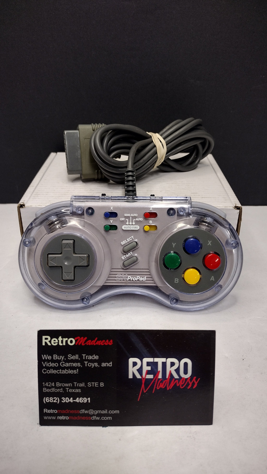 Super Nintendo SN ProPad SV-334 Turbo Controller (Tested and Working)