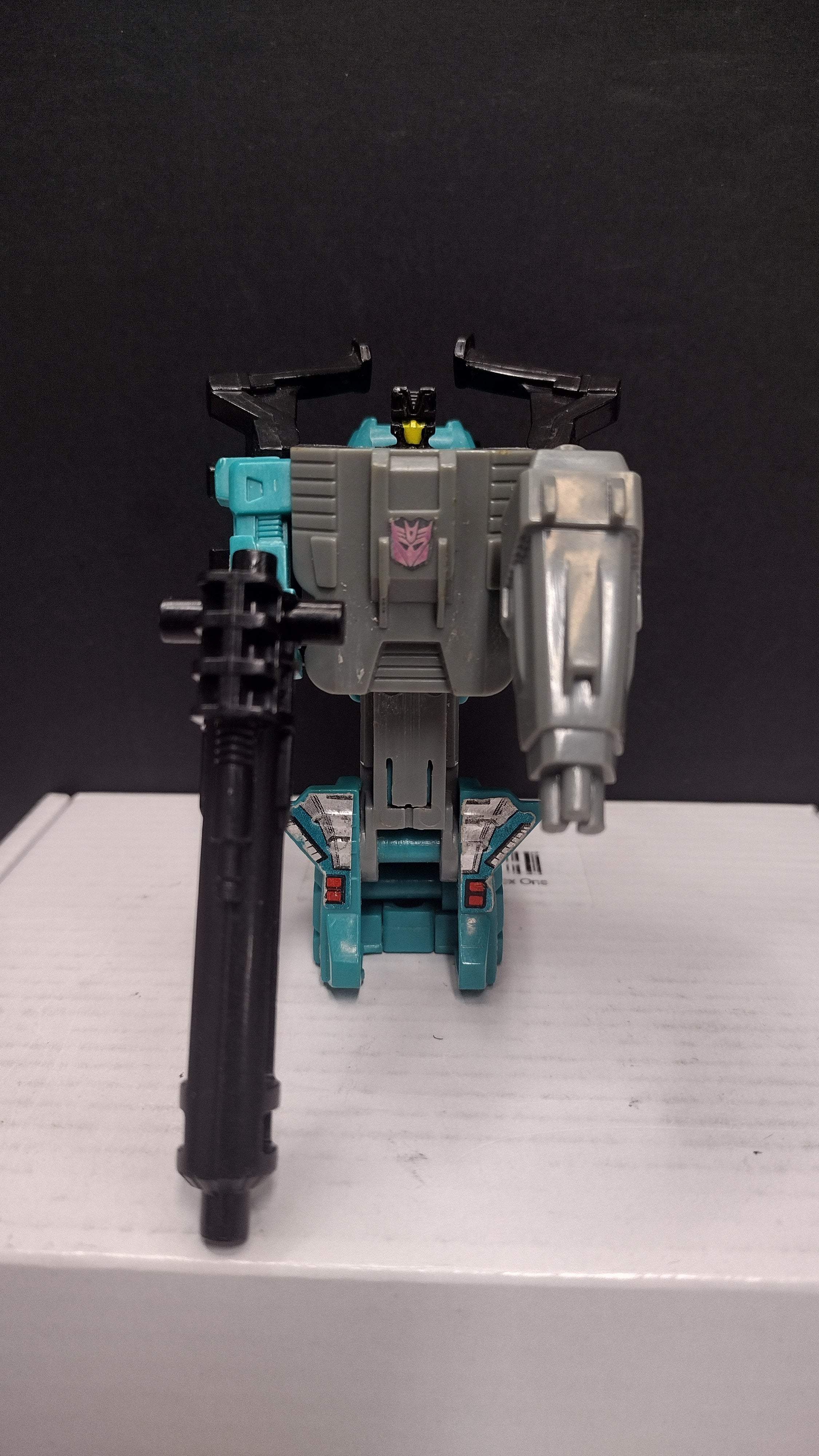 Vintage 1989 G1 Transformers: Seacon Nautilator Action Figure – Loose with 3 Accessories (Missing Both Claws / Worn Decals / Piranacon Team)