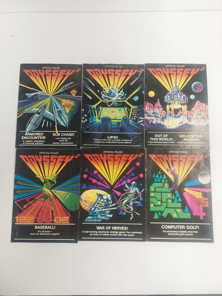 Odyssey 2 Official Rules Manual Lot