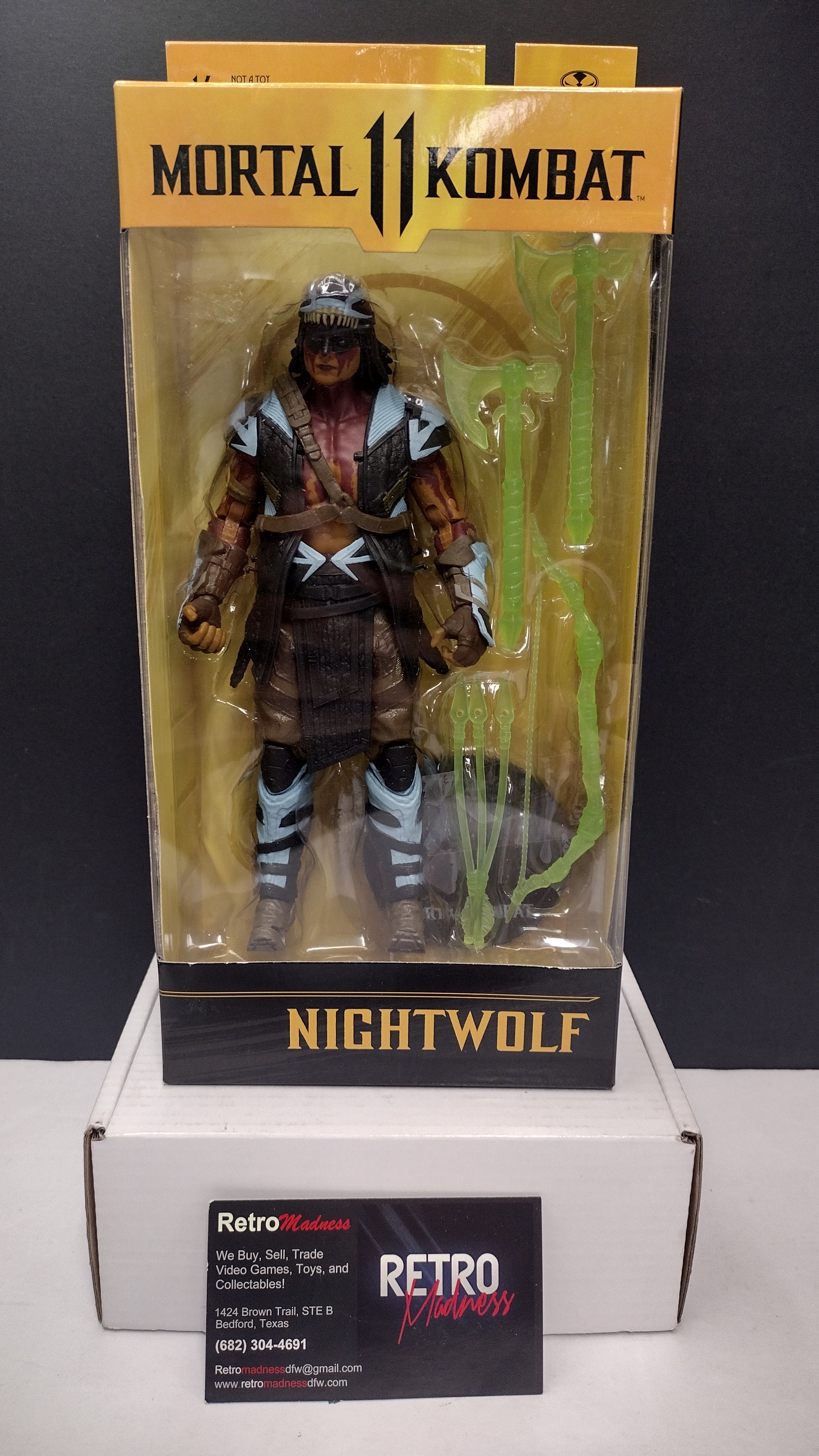 McFarlane Toys Mortal Kombat 11 – Nightwolf 7-Inch Action Figure • Factory Sealed