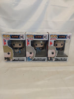 Lot of 3 Funko Pops Def Leppard Rick Savage, Joe Elliott and Phil Collen