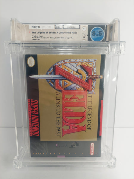 WATA Graded CIB Super Nintendo Legend Of Zelda Link To The Past Graded 8.5