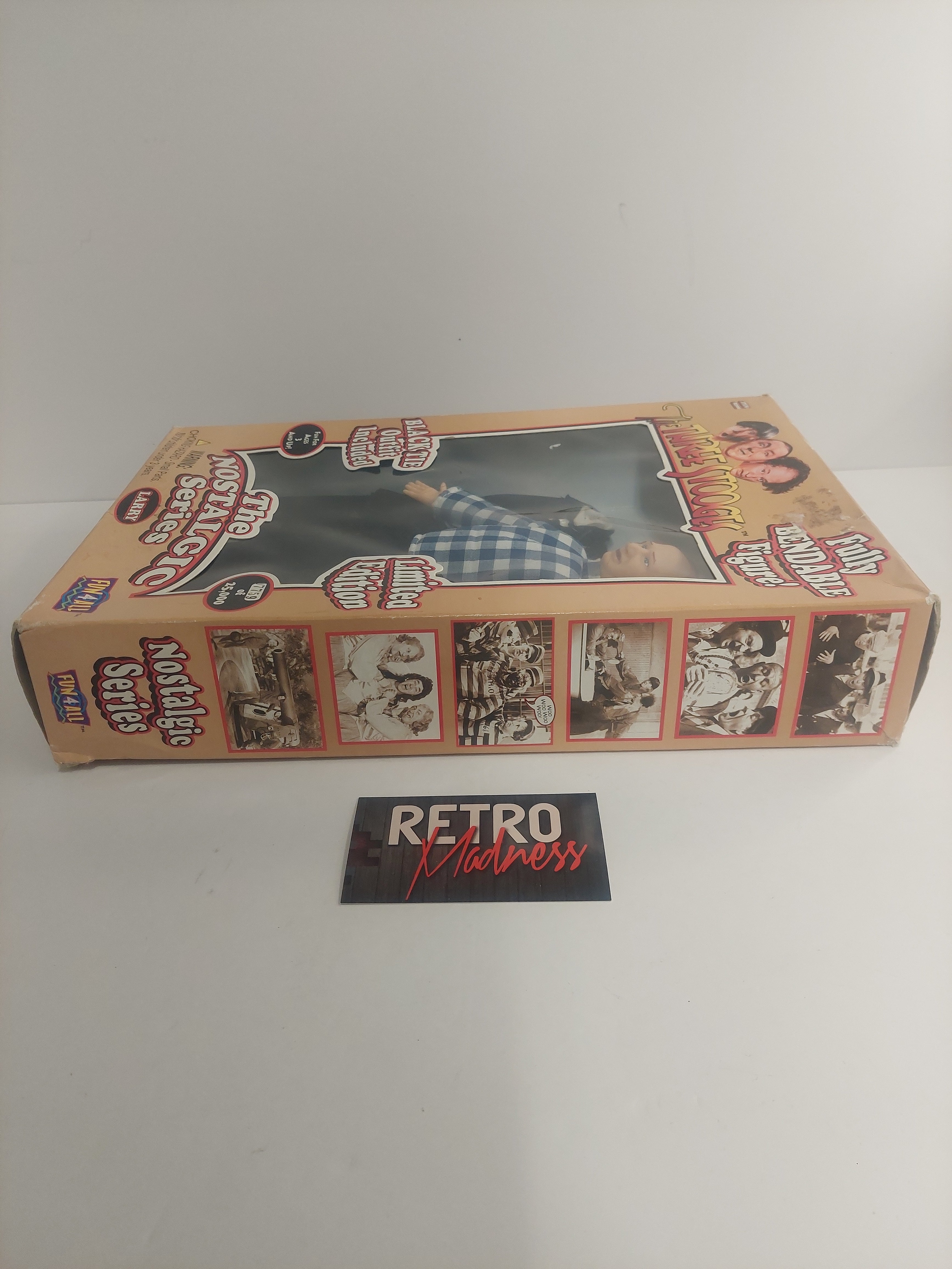The Three Stooges The Nostalgic Series Larry Fully Bendable Figure