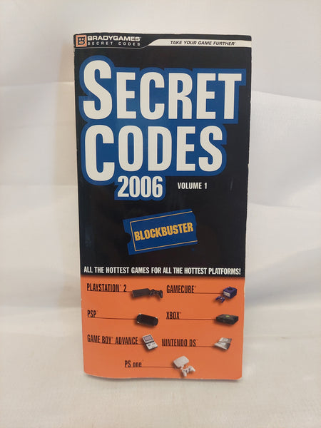 BradyGames Blockbuster Secret Codes 2006 Volume 1 Paperback