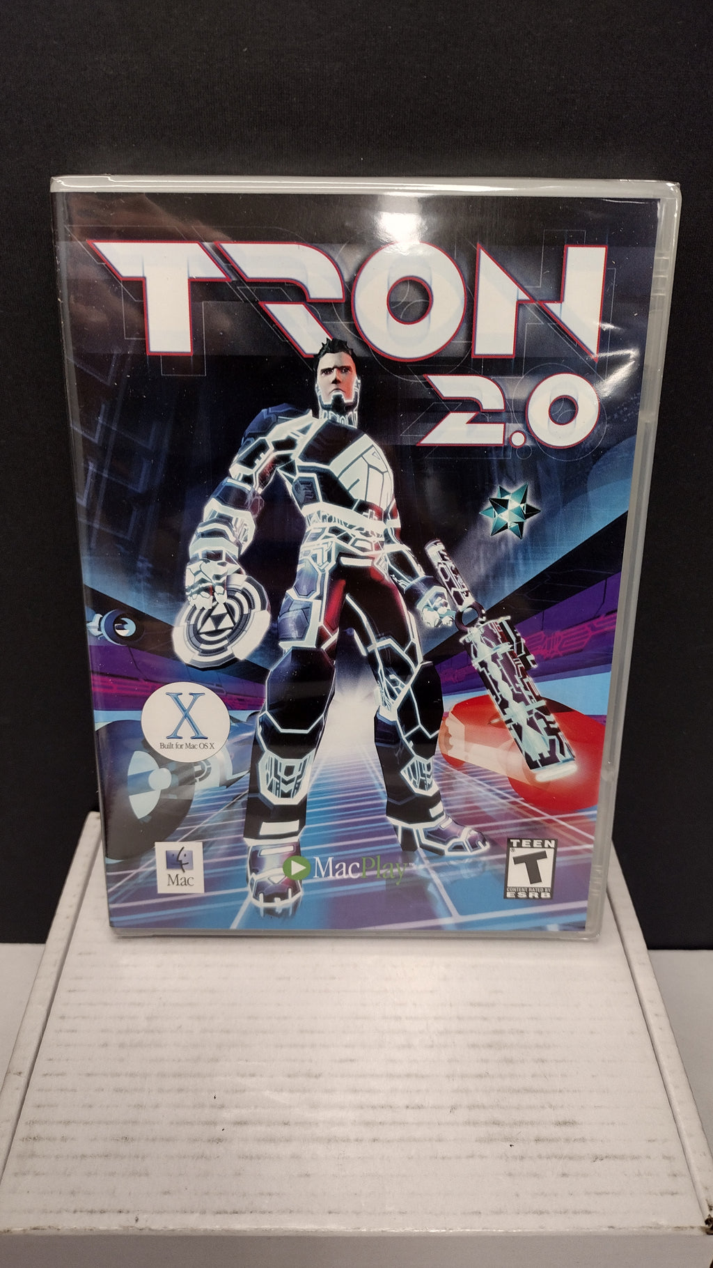 Vintage 2004 MacSoft Tron 2.0 Macintosh CD-ROM (Sealed Jewel Case in Opened Big Box)