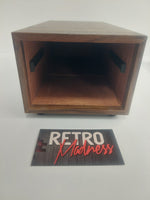 Kenmark Faux Walnut Wood Cassette Tape Storage Case