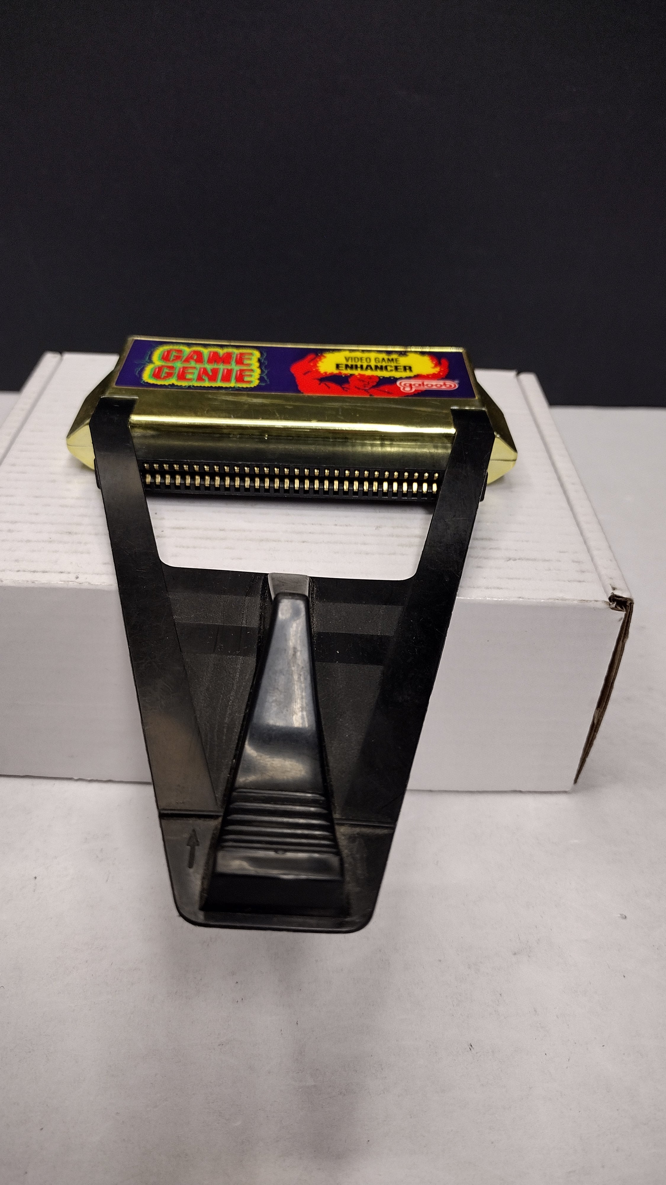 Vintage 1991 Lewis Galoob Nintendo NES Game Genie Cartridge with Codebook & Programming Manual