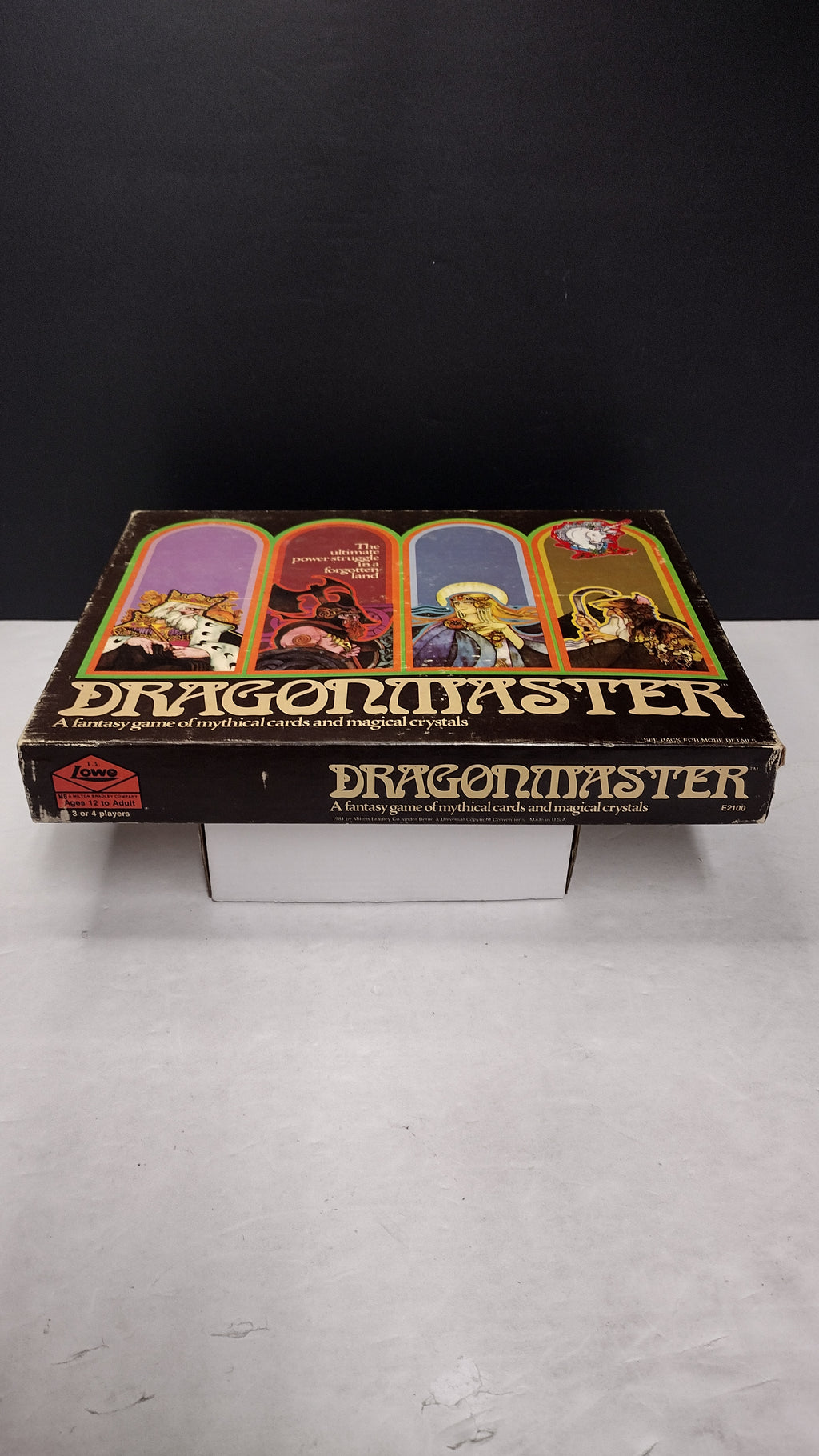 Vintage 1981 Milton Bradley E.S. Lowe Dragonmaster Card Game (100% Complete with Crystals & Manual)