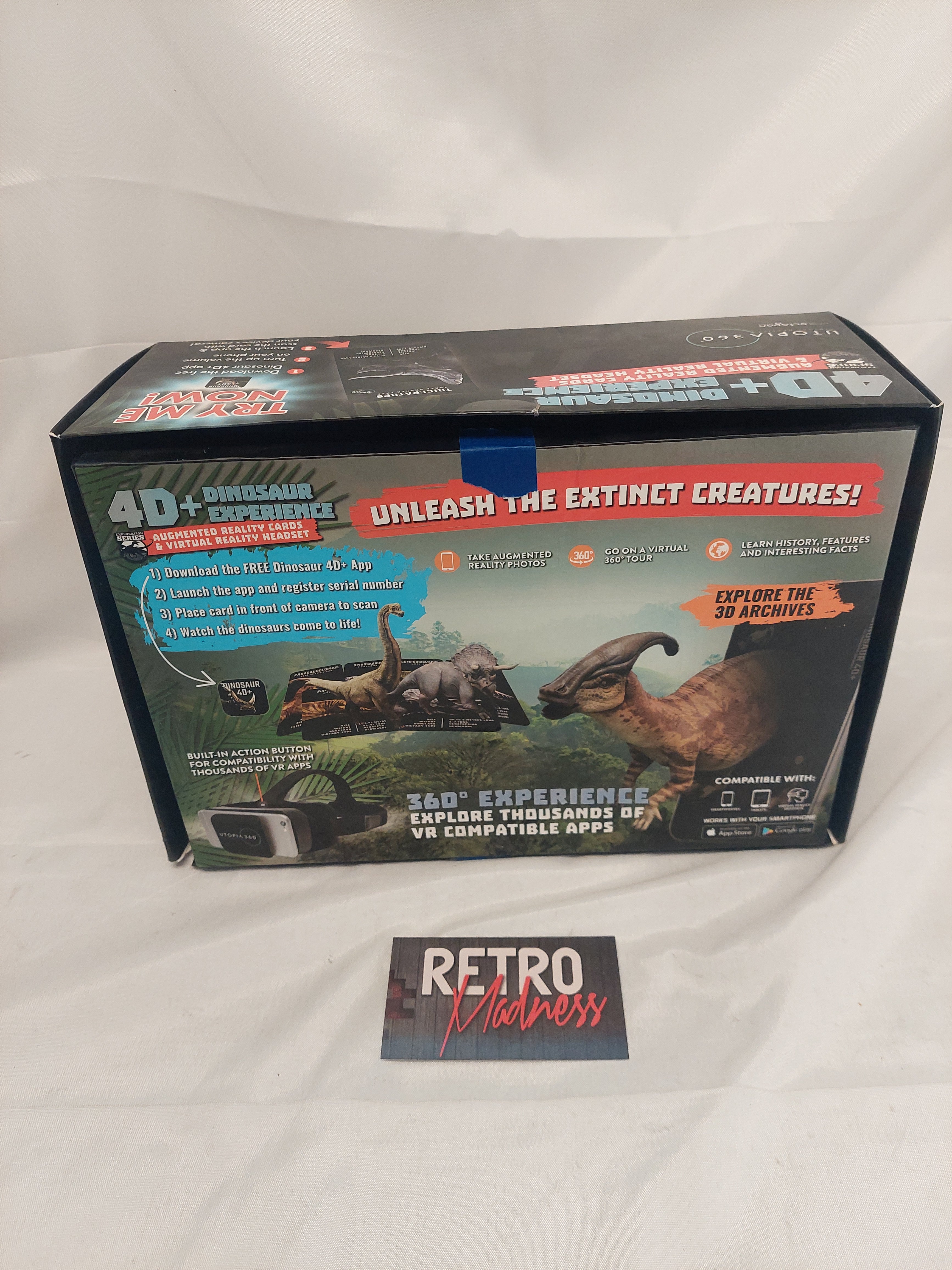 STEM-Based Education Series 4D+ Dinosaur Experience Virtual Reality Headset Tested
