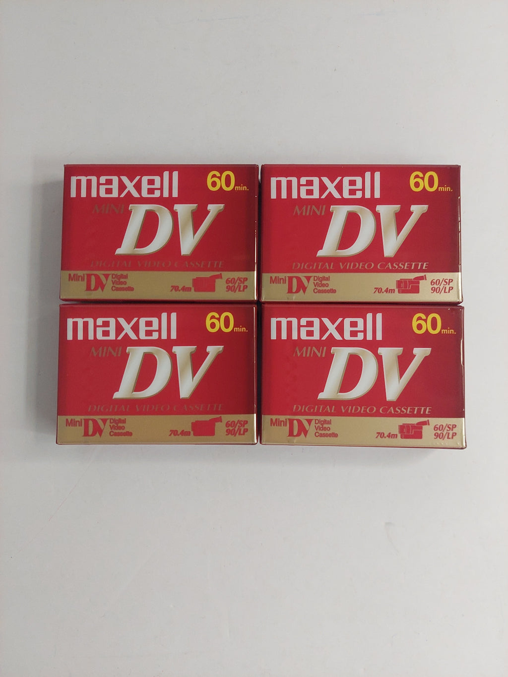 Maxell Mini DV Digital Video Cassette 60 Min. Sealed Lot
