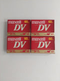 Maxell Mini DV Digital Video Cassette 60 Min. Sealed Lot
