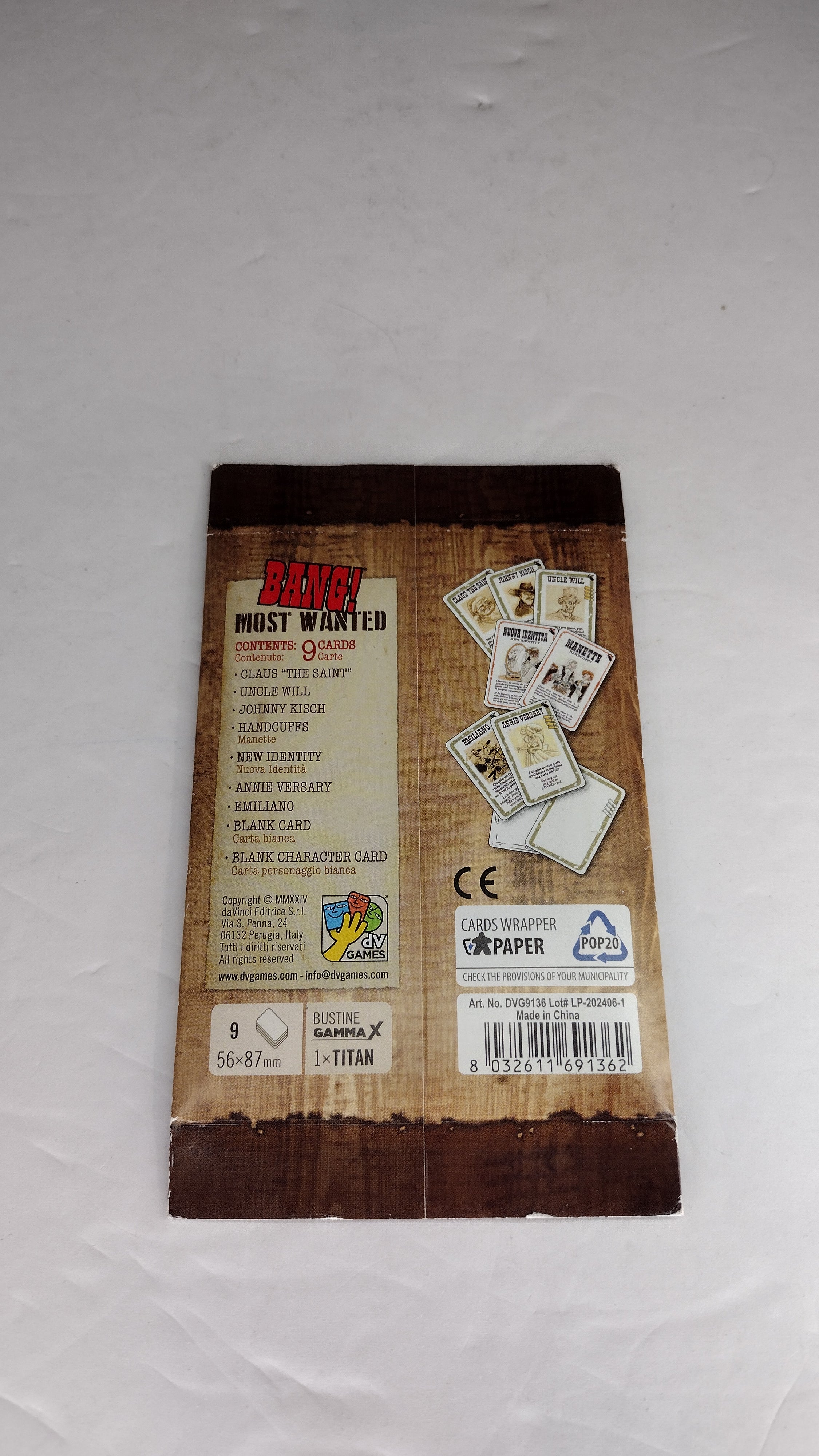 BANG! Most Wanted: Extra Cards Mini Expansion Pack