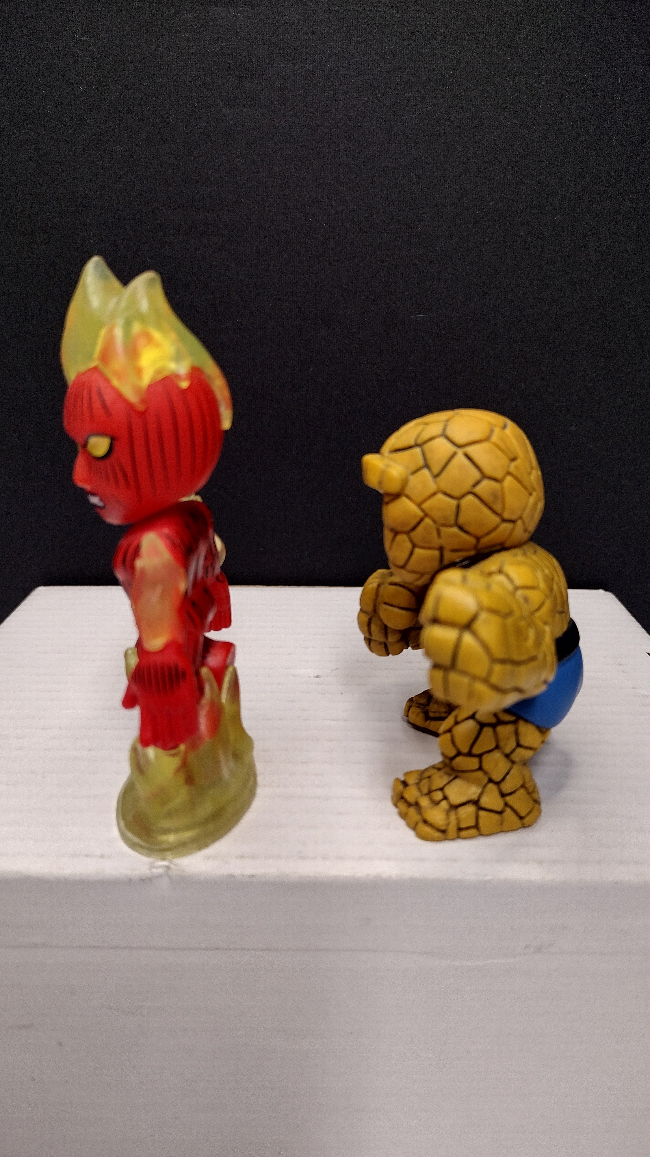 Funko Mystery Minis: Fantastic Four – Complete Team Lot of 4 – Mr. Fantastic, The Thing, Invisible Woman and Human Torch (Loose)