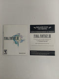 Sony PlayStation 3 PS3 Final Fantasy XIII Manual Instruction Booklet