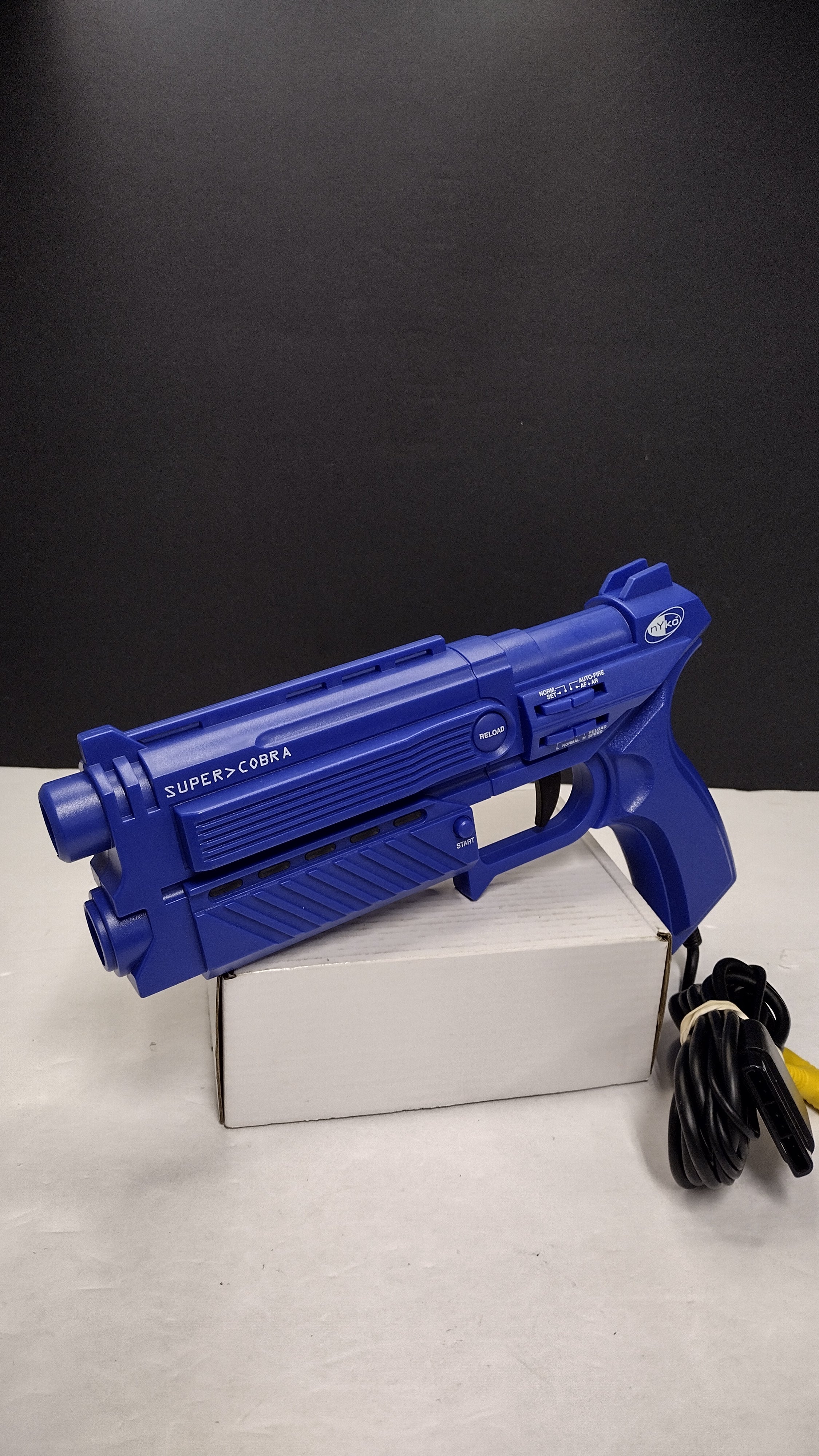 Vintage 1990s NYKO Cobra Light Gun Model UN-80039 PS1/PS2 & Sega Saturn (Tested - Loose)