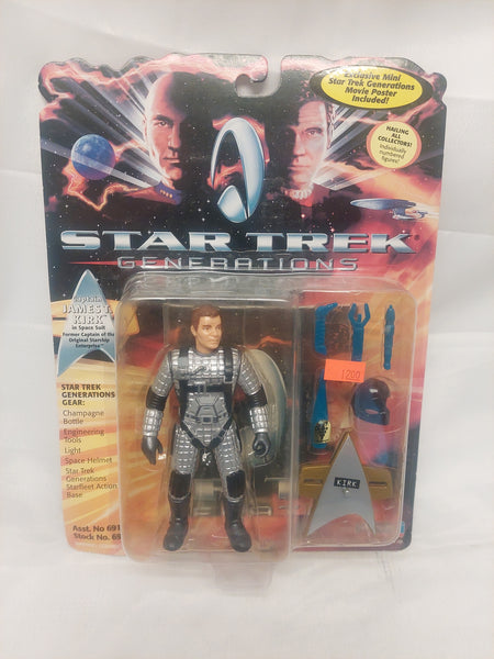 Star Trek Generations Captain James T. Kirk in Space Suit Figure