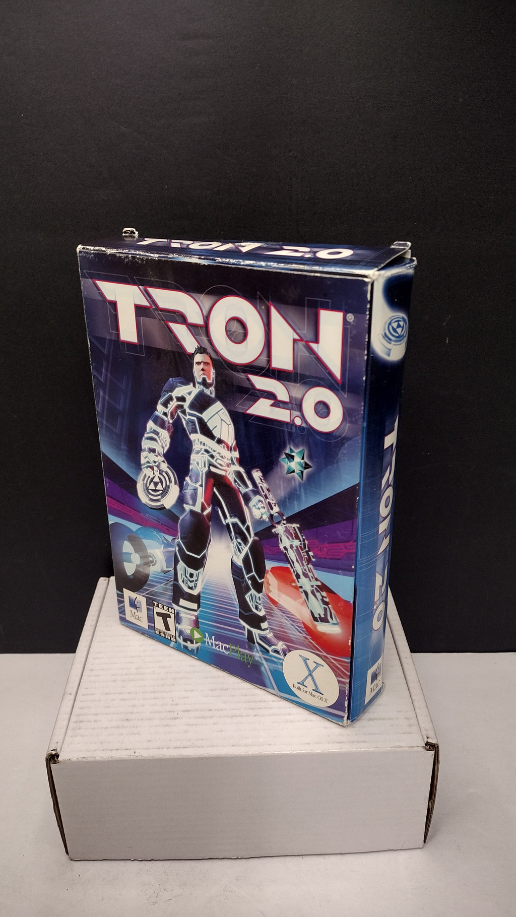 Vintage 2004 MacSoft Tron 2.0 Macintosh CD-ROM (Sealed Jewel Case in Opened Big Box)