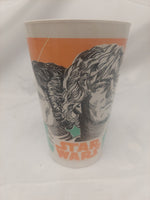 Vintage 1979  Star Wars Luke Skywalker and Princess Leia Coca Cola Company Plastic Cup