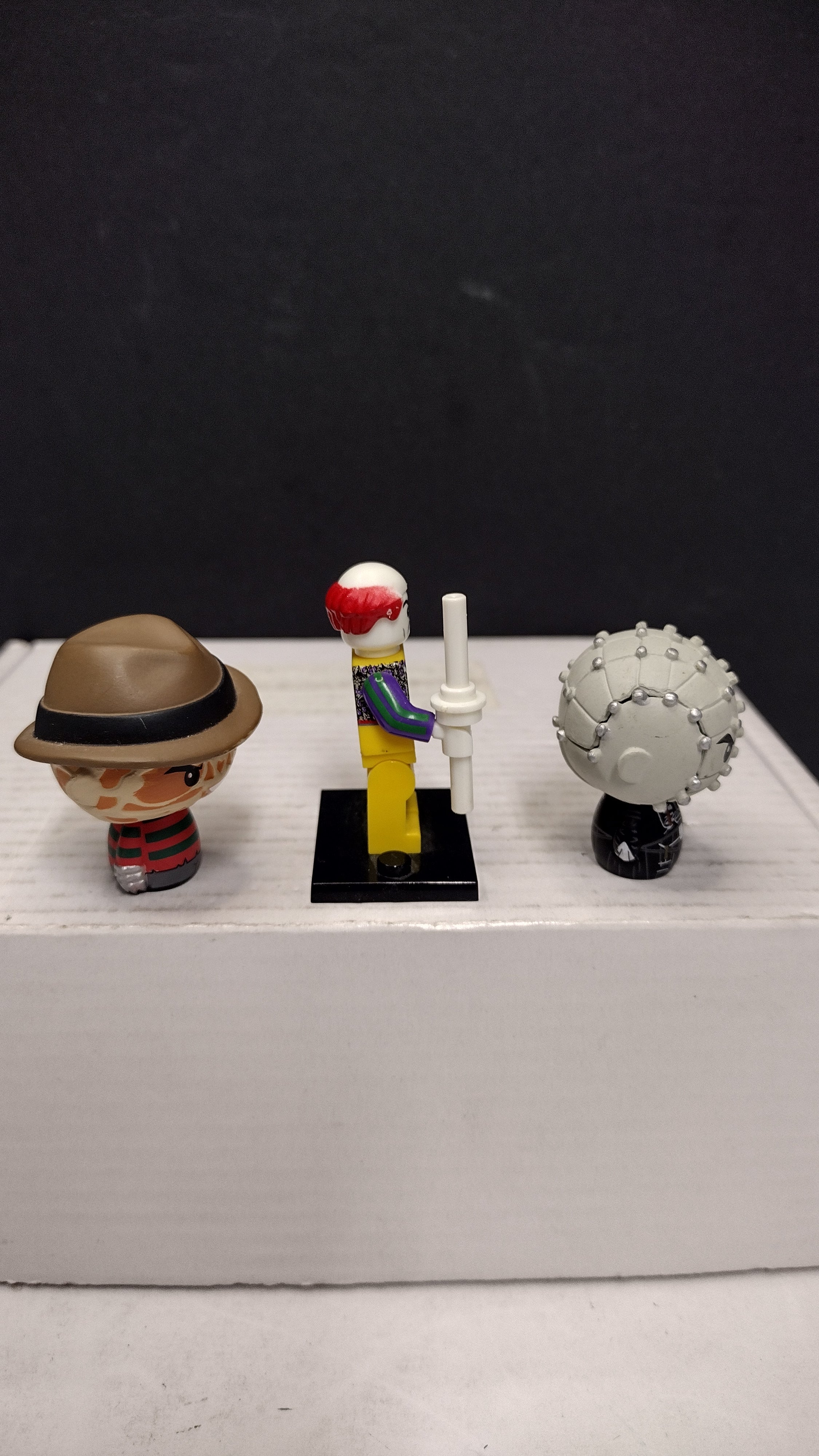 Funko Pint Size Heroes Horror Lot - Pinhead & Freddy Krueger + Custom Pennywise Mini-Figure (Loose)