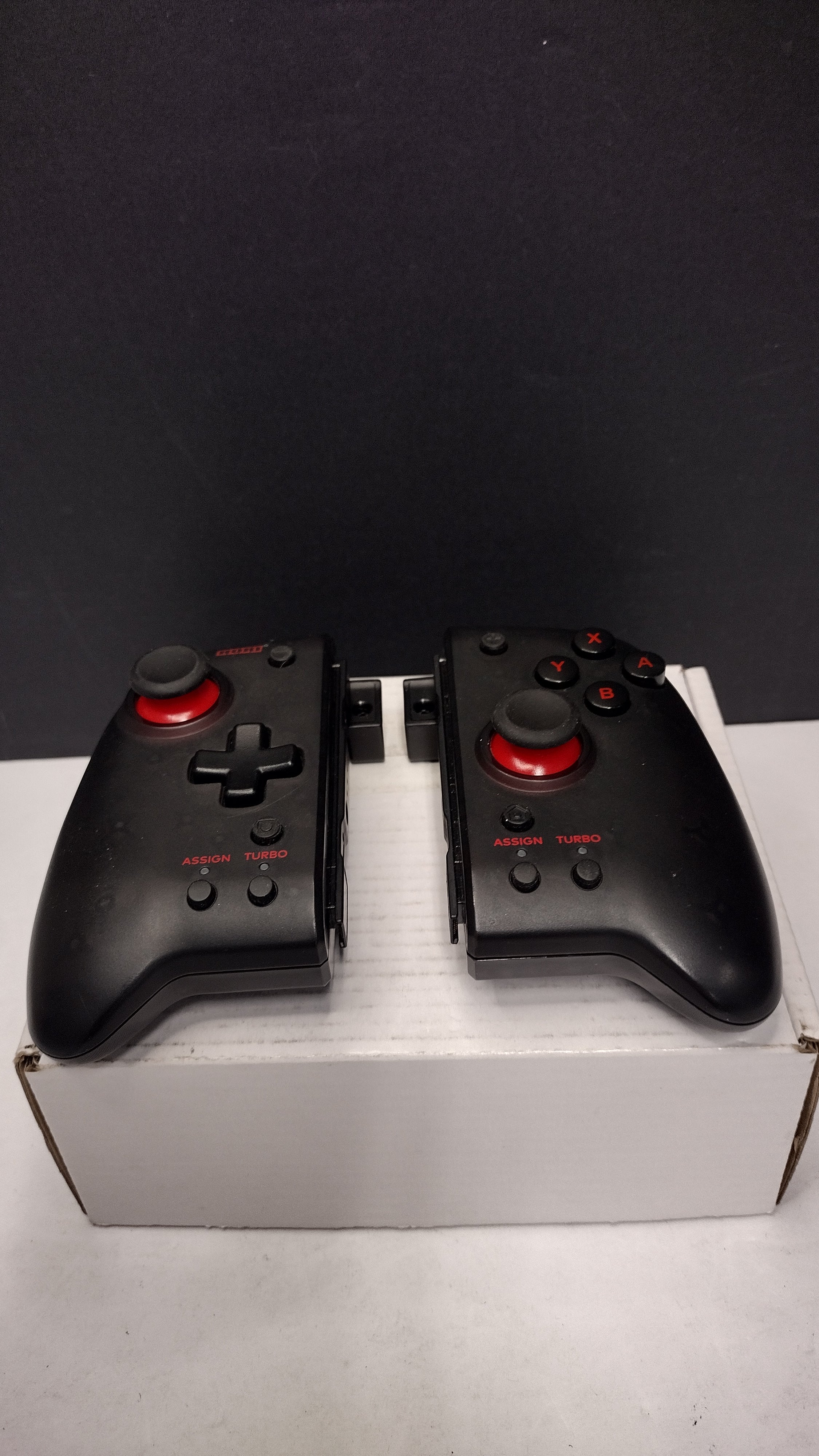 Hori Nintendo Switch Split Pad Pro Controller Set - Black (Model NSW-298U - Tested & Working)