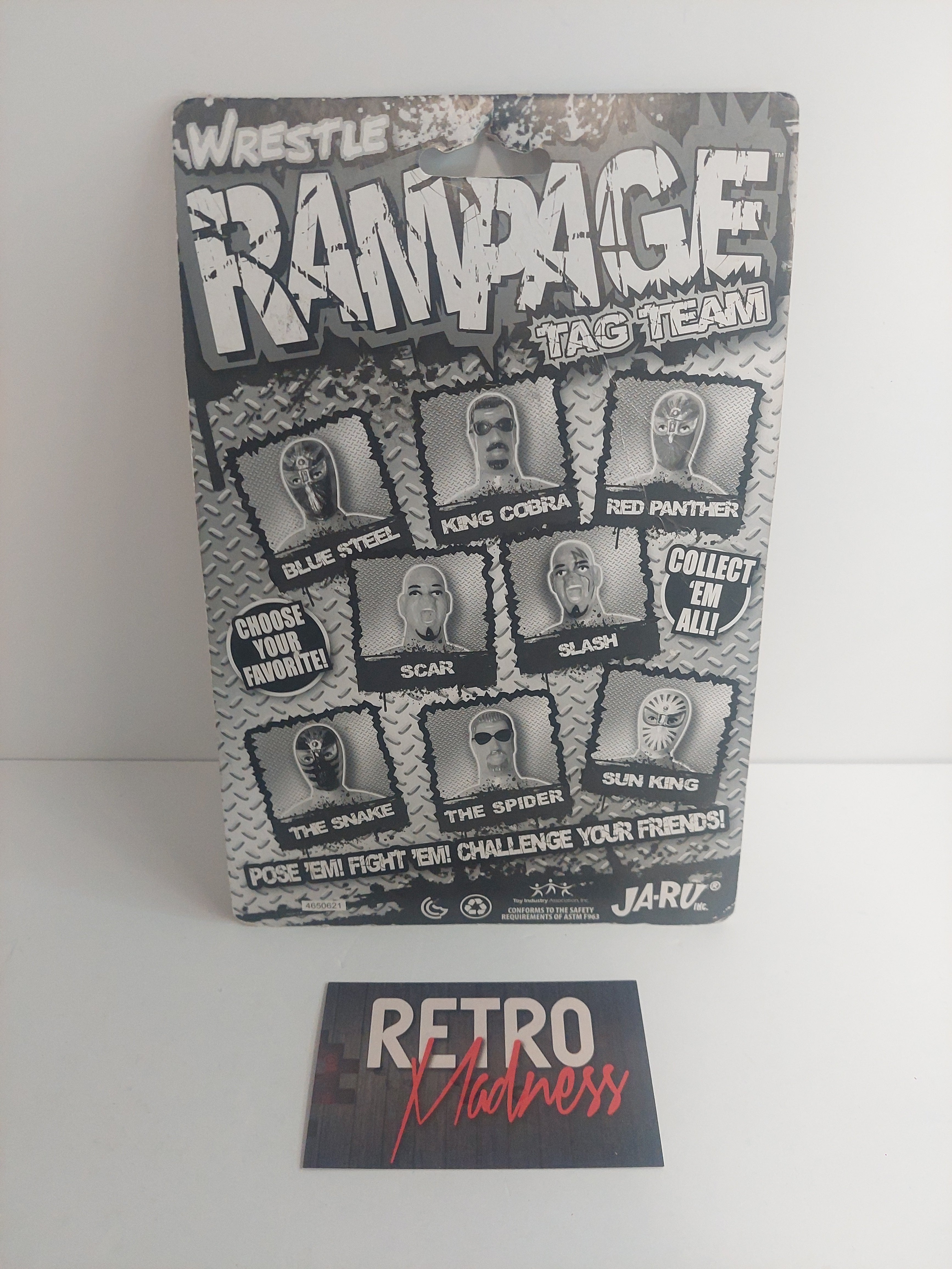 Wrestle Rampage Tag Team Sun King and The Spider Figures