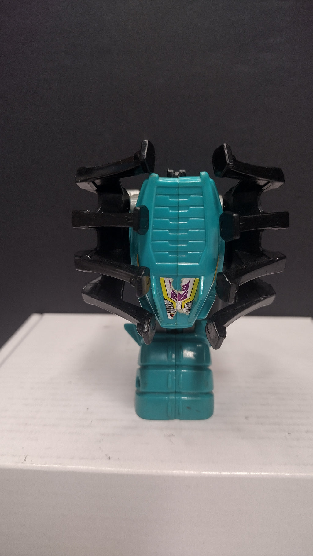 Vintage 1989 G1 Transformers: Seacon Nautilator Action Figure – Loose with 3 Accessories (Missing Both Claws / Worn Decals / Piranacon Team)