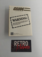 Vintage 1984 G.I. Joe Team Members Only Top Secret Booklet Brochure Insert