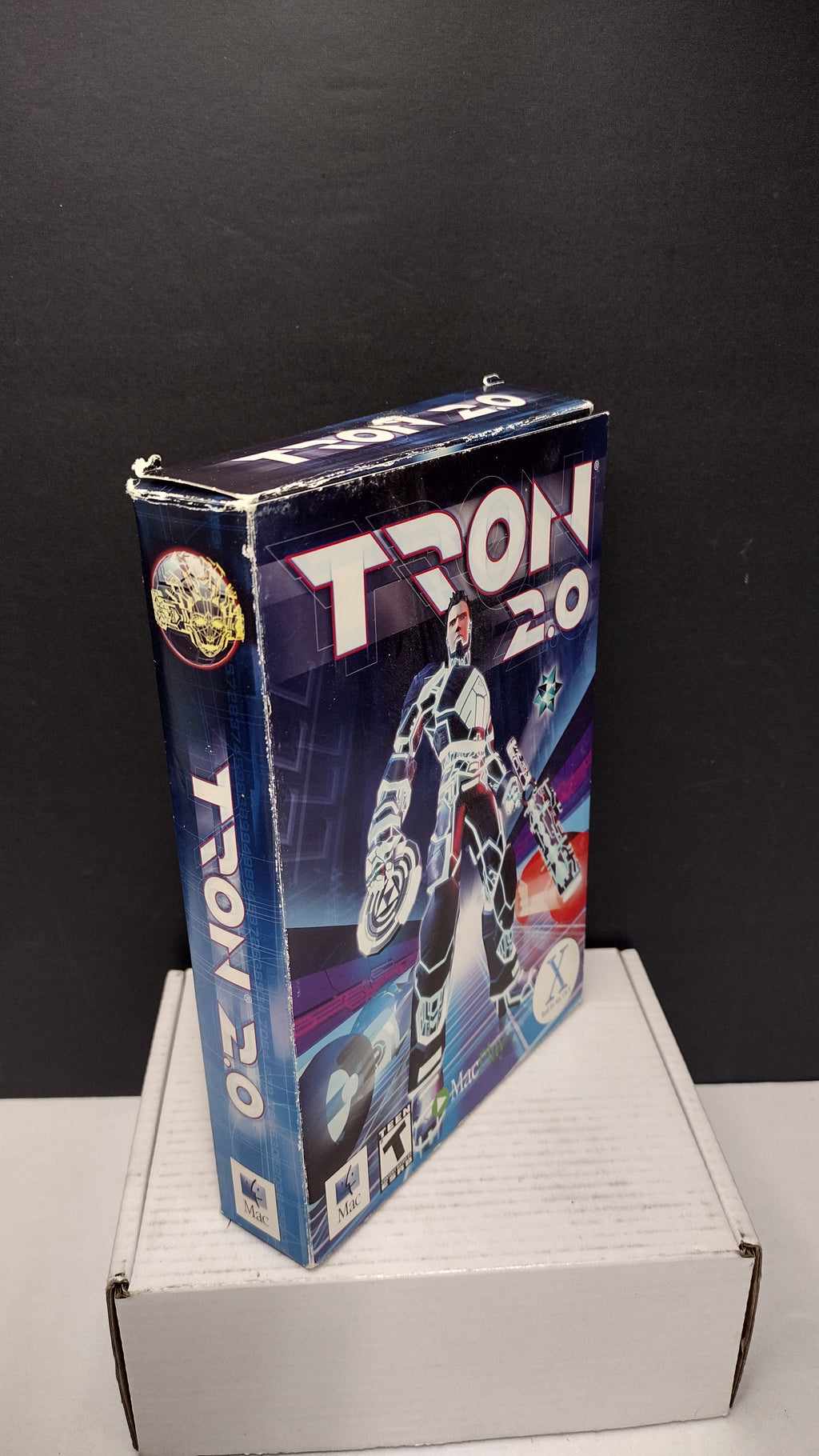Vintage 2004 MacSoft Tron 2.0 Macintosh CD-ROM (Sealed Jewel Case in Opened Big Box)