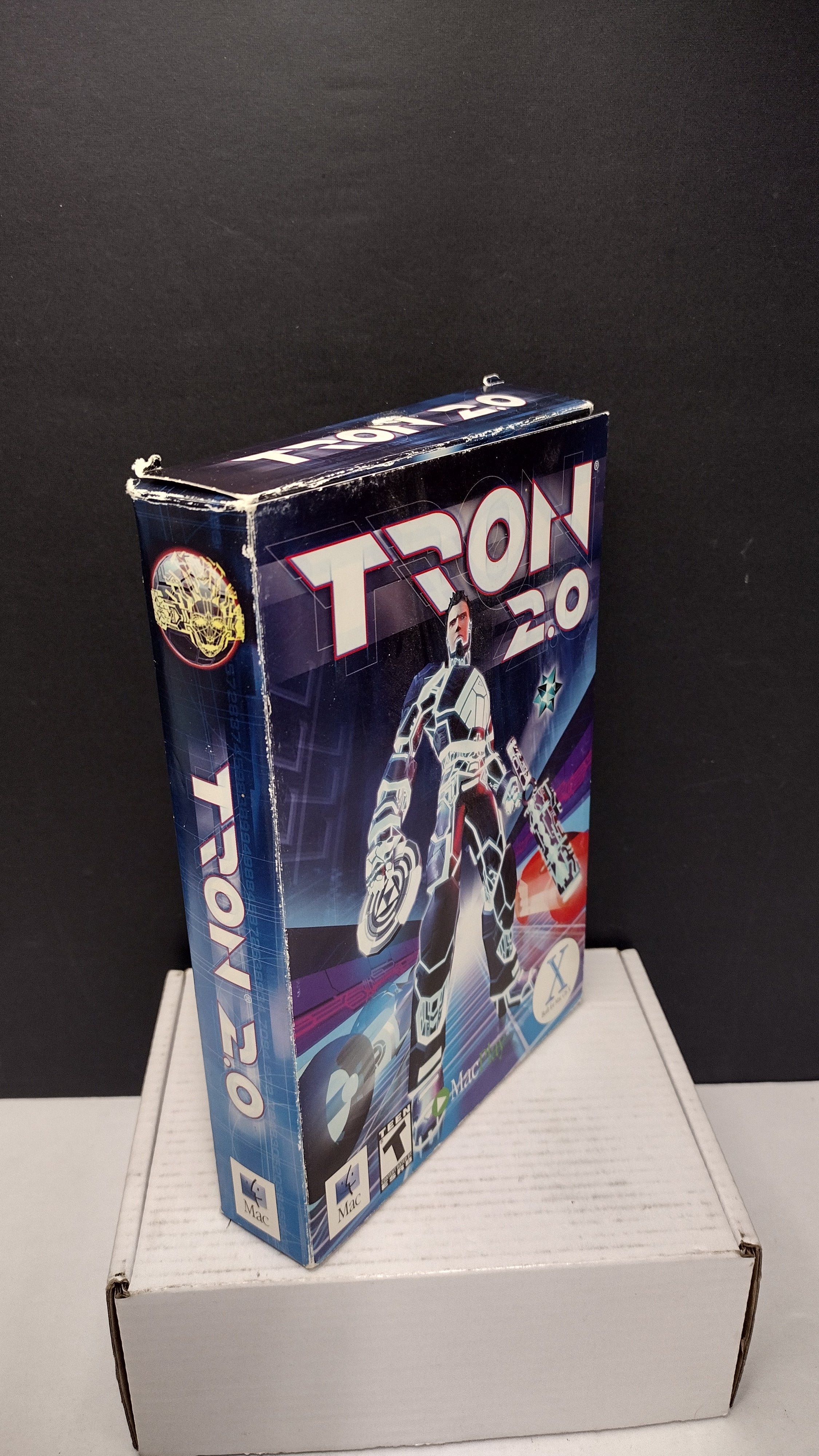 Vintage 2004 MacSoft Tron 2.0 Macintosh CD-ROM (Sealed Jewel Case in Opened Big Box)