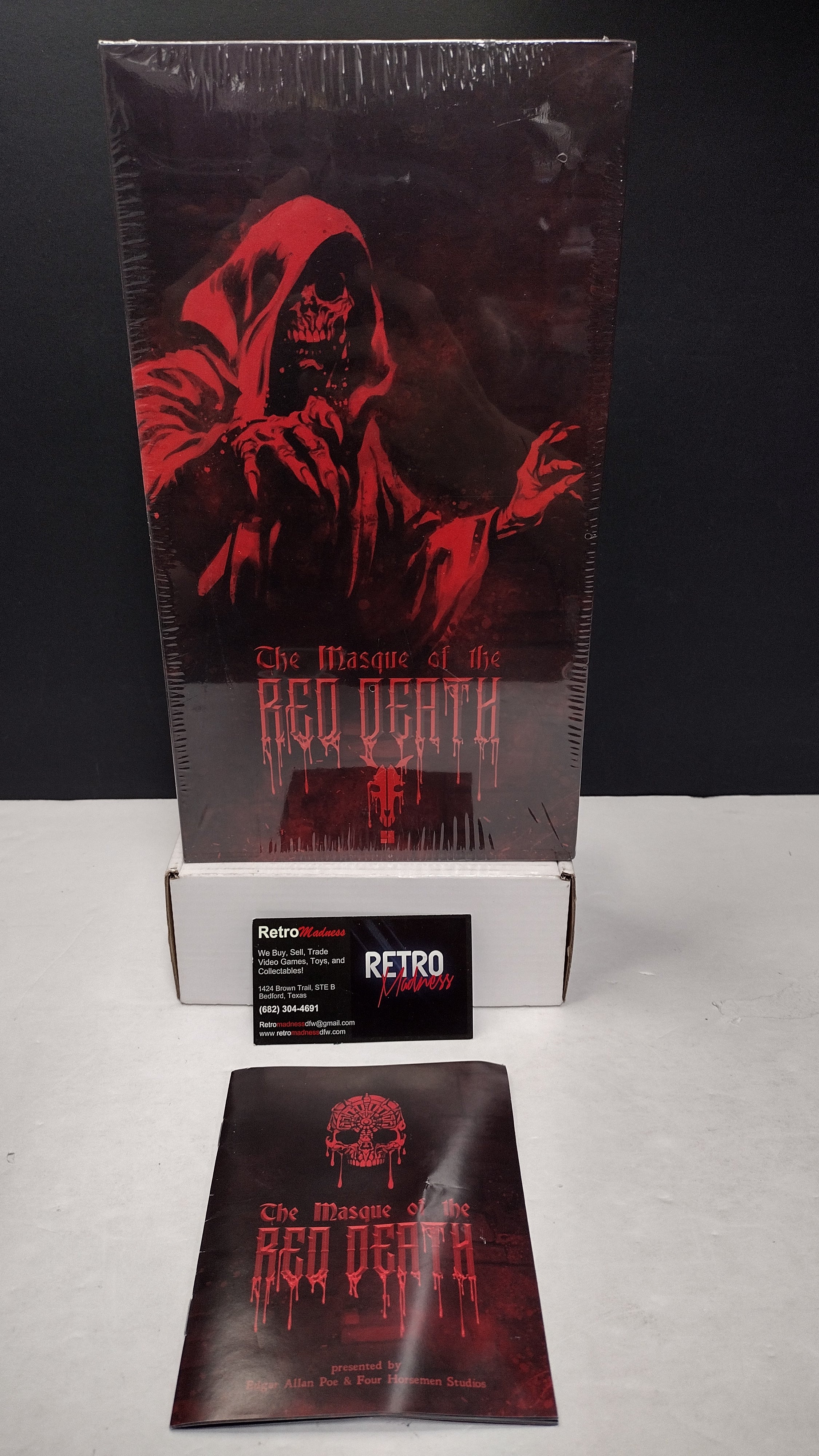 Four Horsemen Figura Obscura: The Masque of the Red Death (Original Red Robes Version - Brand New & Factory Sealed)