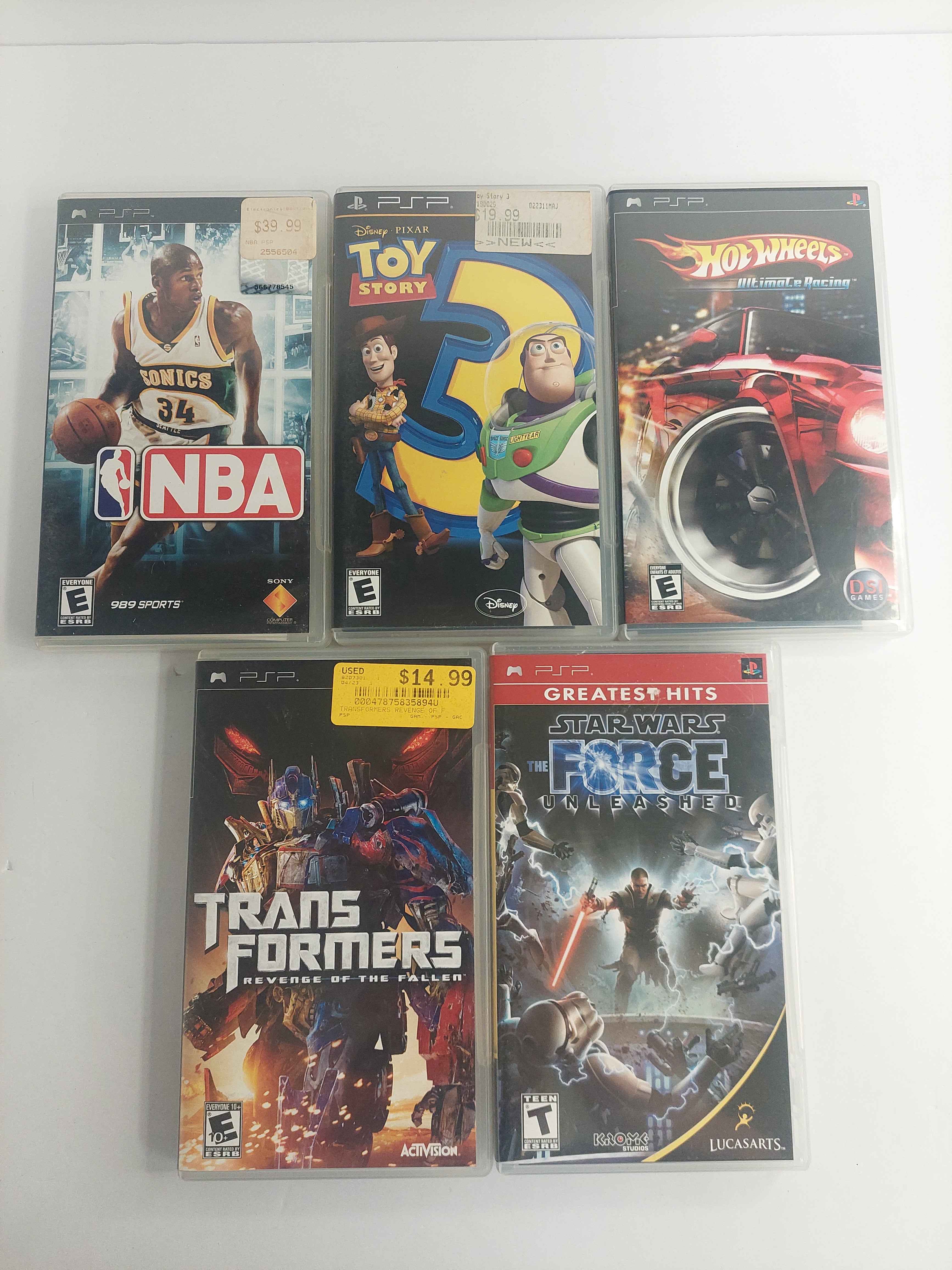 PlayStation PSP Game Cases and Manuals Lot ONLY