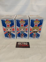 Lot of 3 Funko Pops Def Leppard Rick Savage, Joe Elliott and Phil Collen