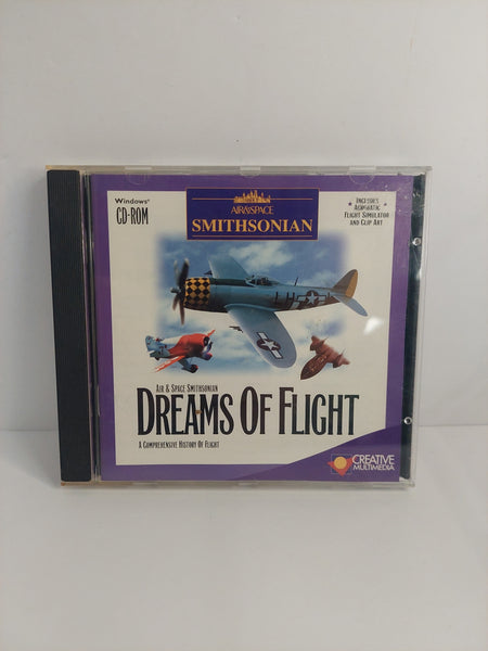 Airspace Smithsonian Dreams of Flight Game Case and Manual ONLY PC CD-ROM