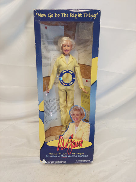 Vintage "Talking" Dr. Laura Action Figure "Now Go Do The Right Thing"