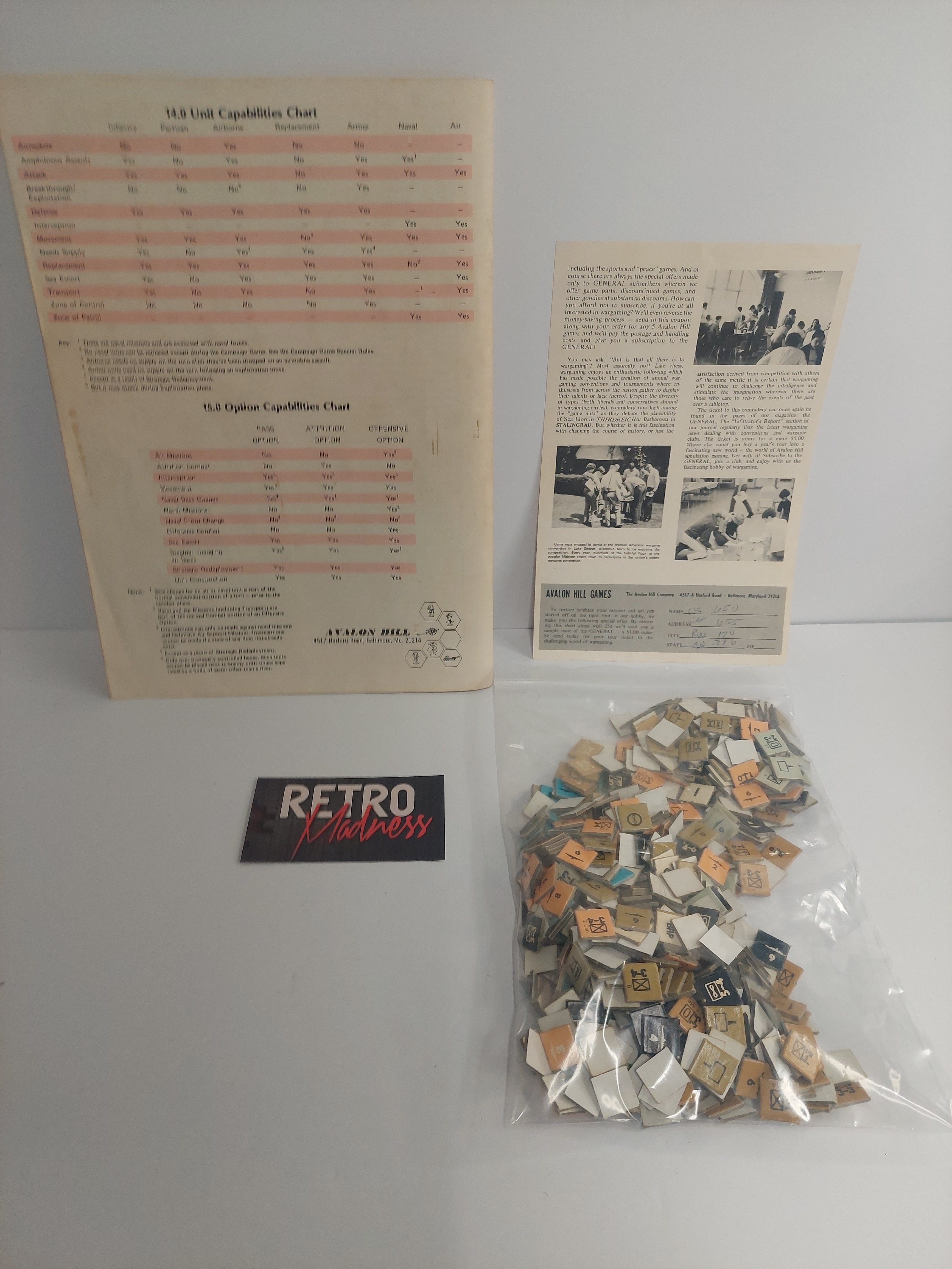 Vintage Rise and Decline of the Thrid Reich Bookcase Game