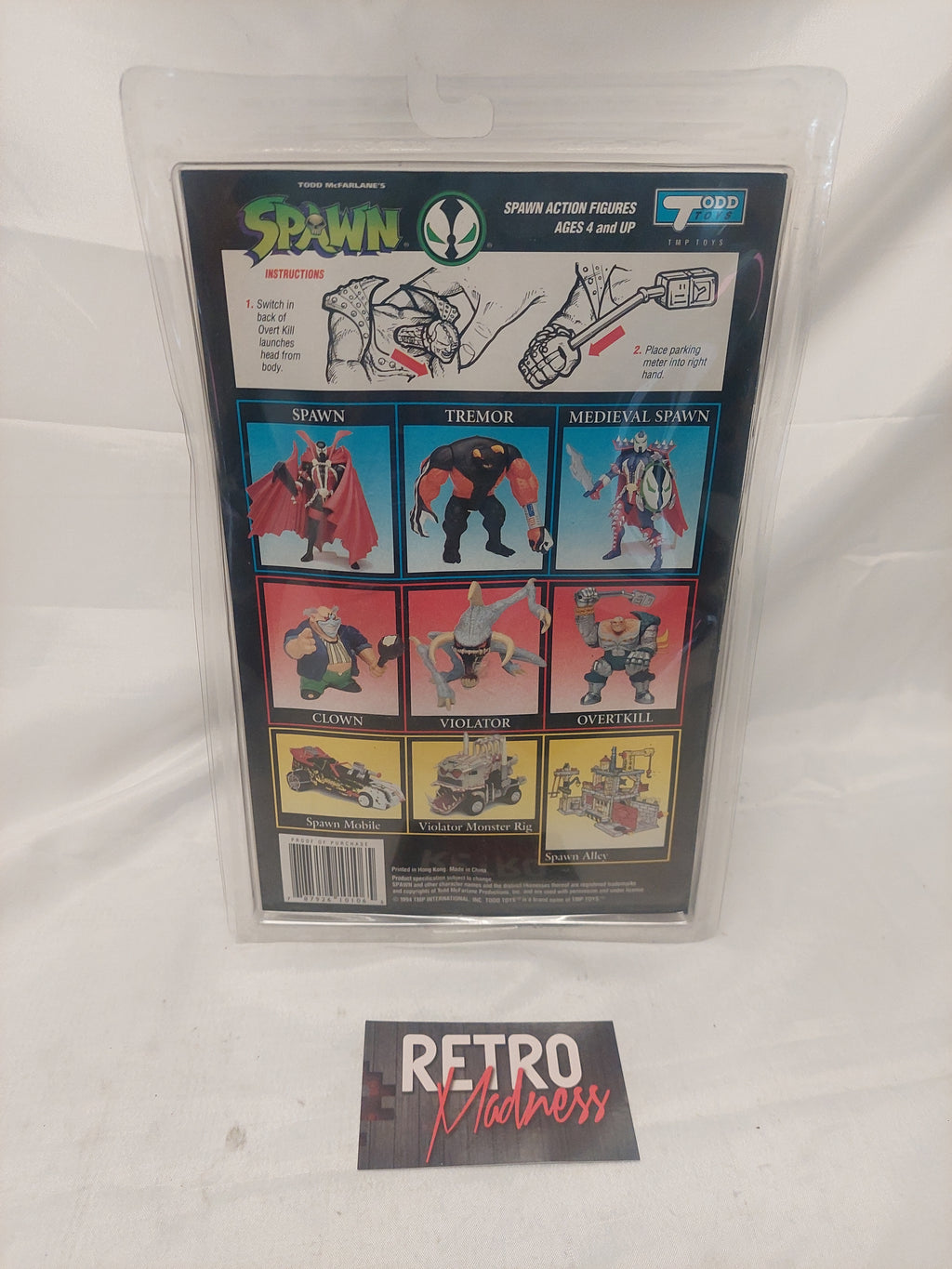 Todd McFarlane's Spawn Overtkill Figure Plus Special Edition Comic Book