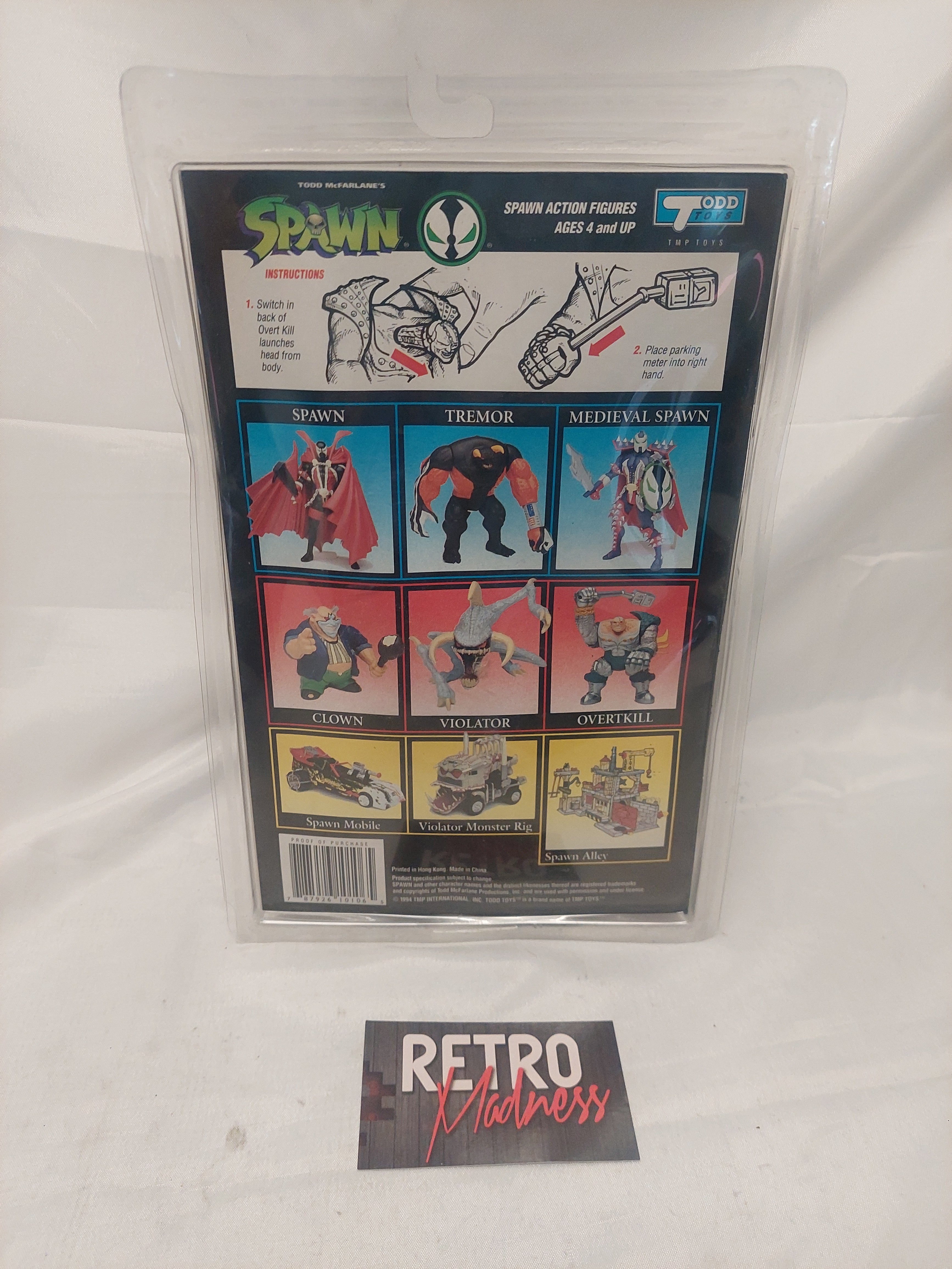 Todd McFarlane's Spawn Overtkill Figure Plus Special Edition Comic Book