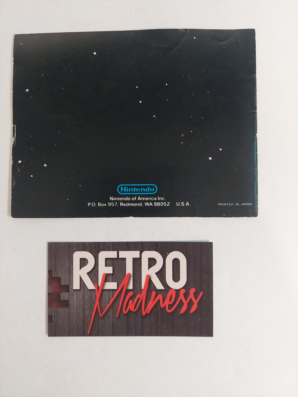 Vintage Nintendo NES Manual Instruction Booklet ONLY No Game