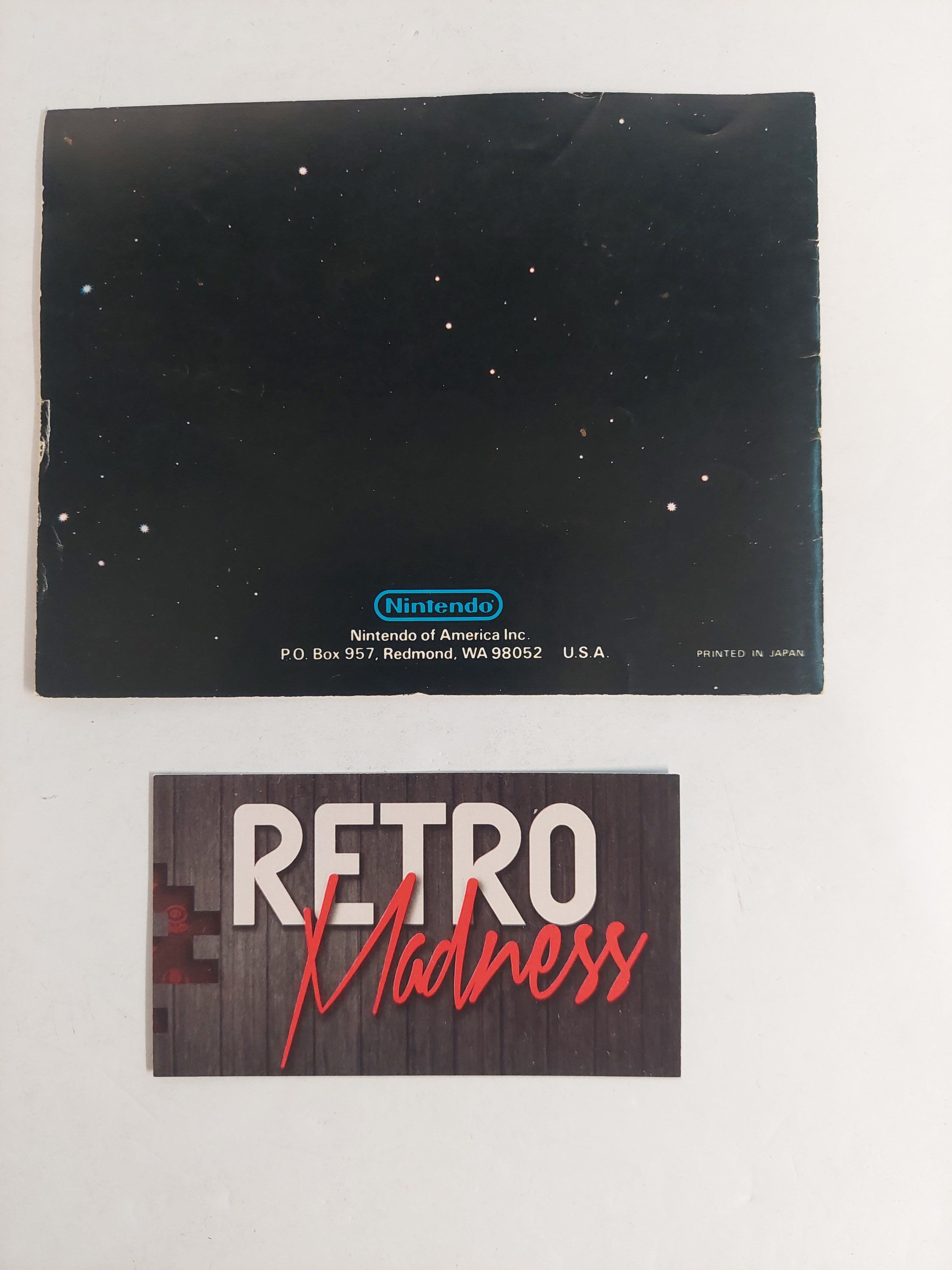 Vintage Nintendo NES Manual Instruction Booklet ONLY No Game