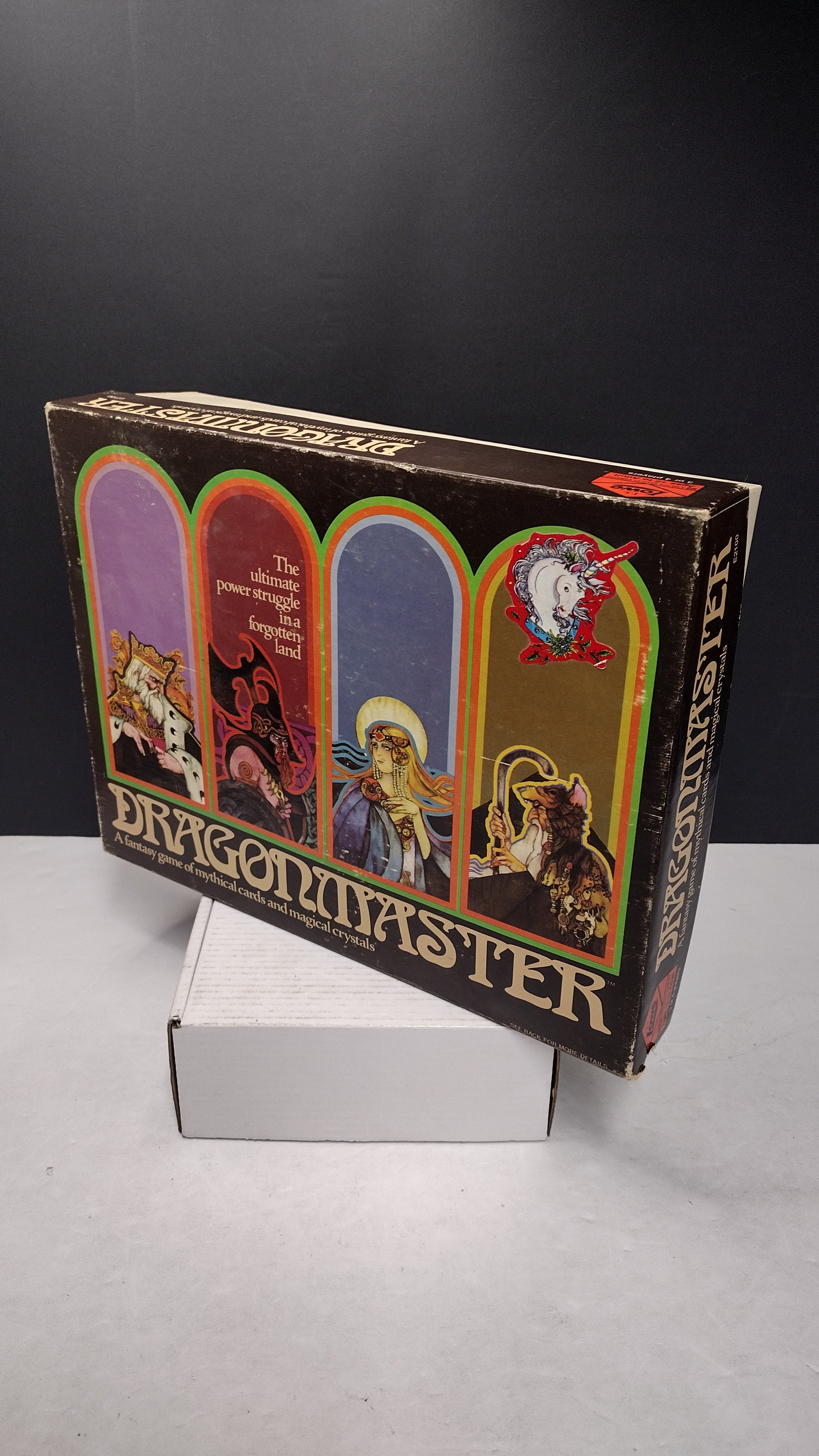 Vintage 1981 Milton Bradley E.S. Lowe Dragonmaster Card Game (100% Complete with Crystals & Manual)