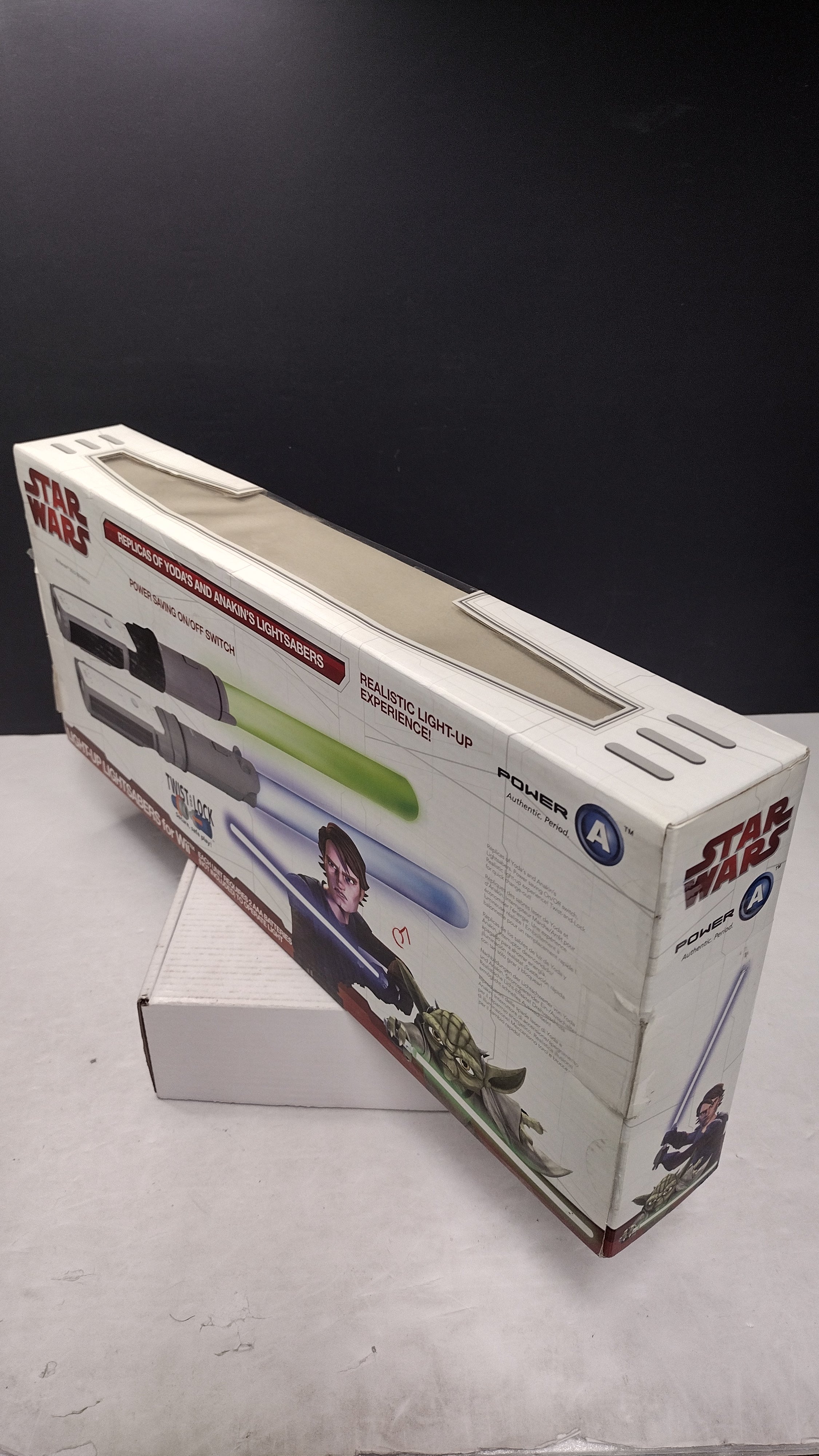 Nintendo Wii Star Wars Light-Up Lightsabers 2-Pack [Anakin Skywalker & Yoda]  (PowerA - Brand New & Factory Sealed)