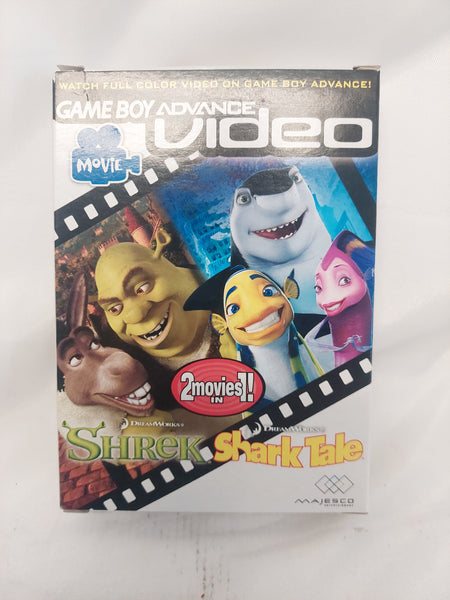 Nintendo Game Boy Advance Video Shrek and Shark Tale