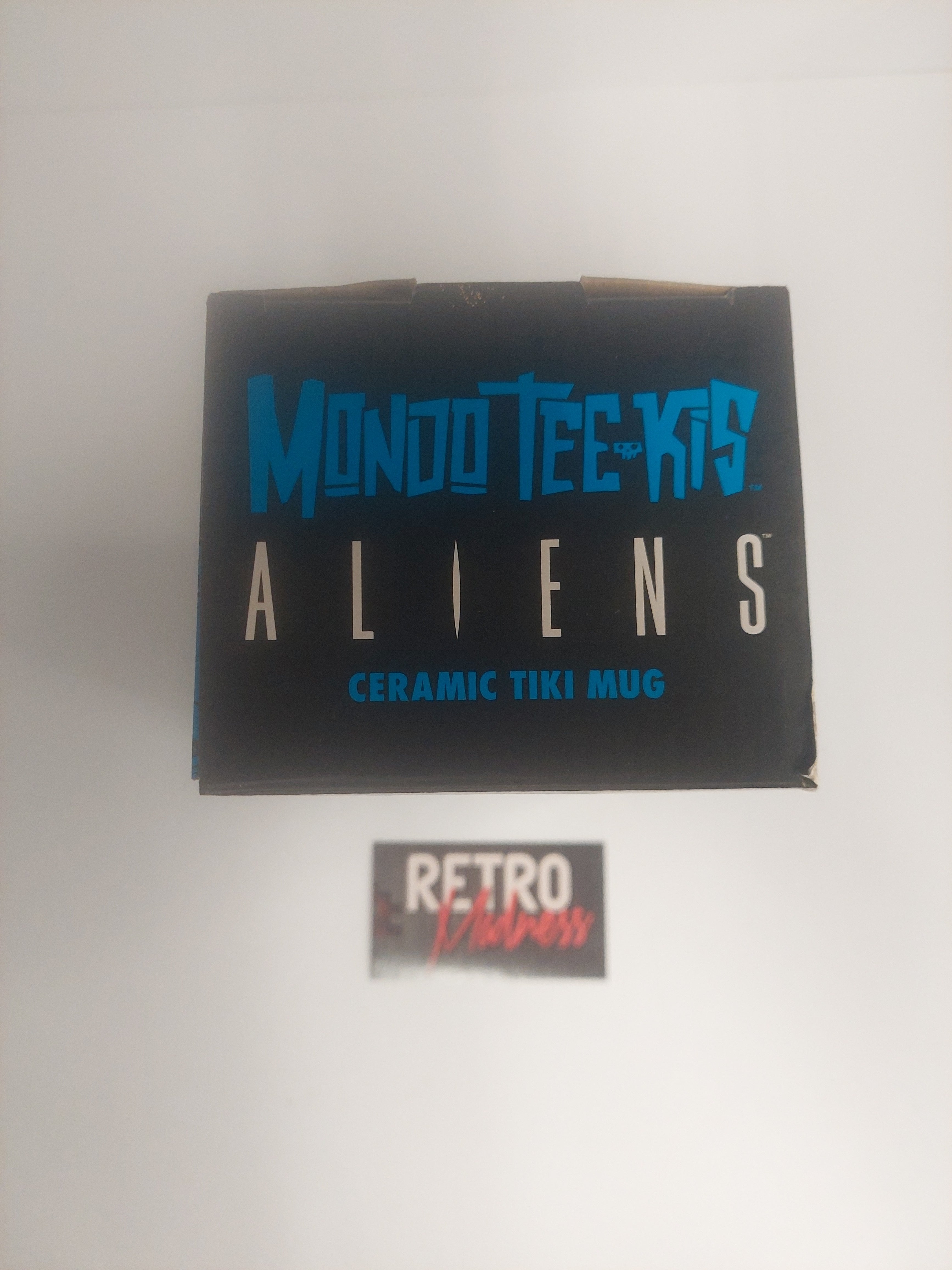 Mondo Tee-Kis Aliens Blue Ceramic Tiki Mug