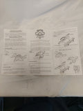 Vintage 1994 Superhuman Samurai Syber-Sound Synchro Samurizing Instruction Sheet