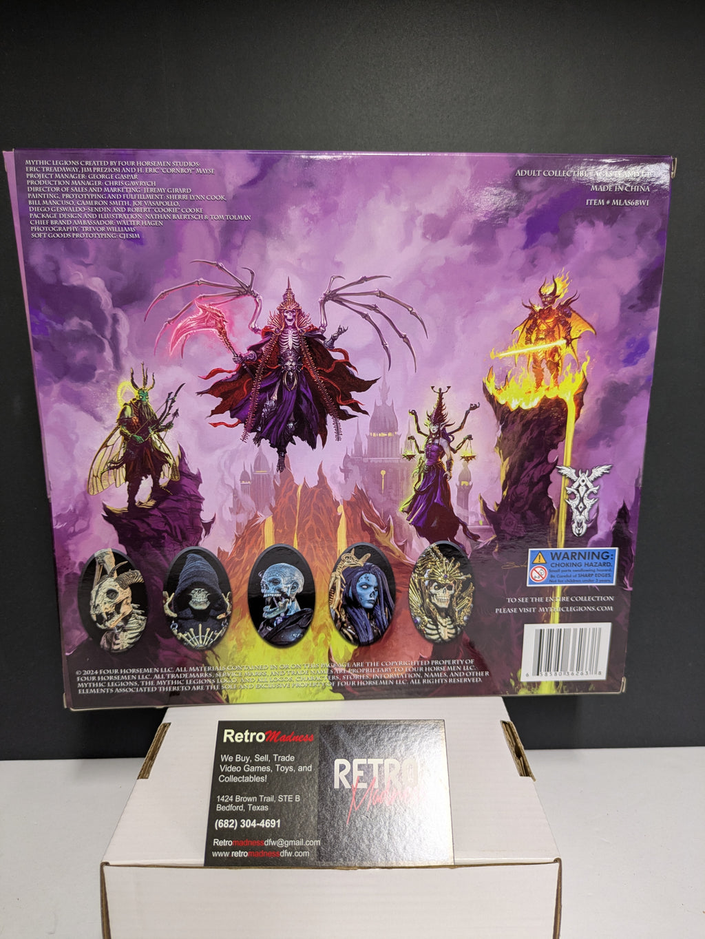 Four Horsemen Mythic Legions 6" All Stars 6 Bone Wings